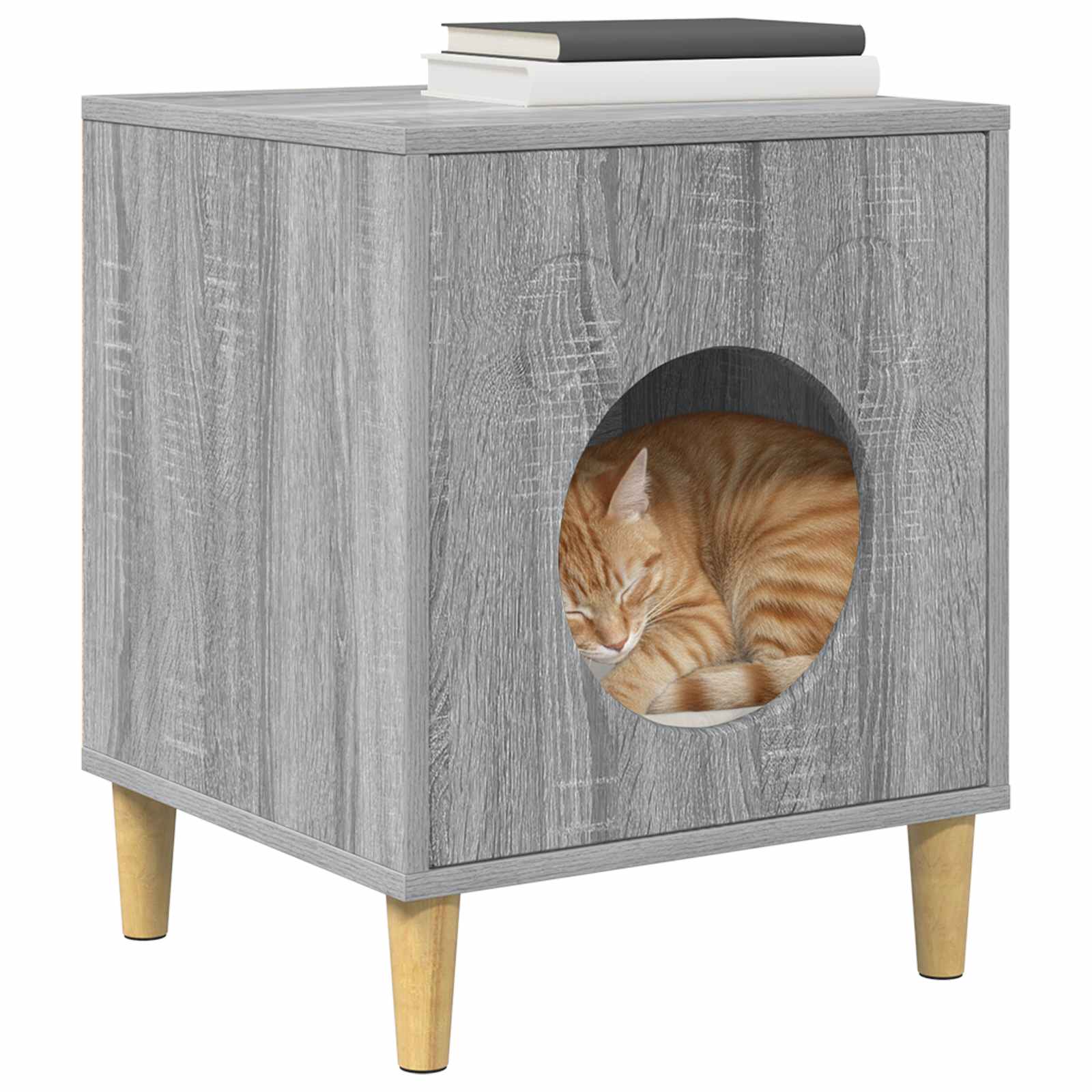 Casa per Gatti Sonoma grigio 42,5 x 40 x 53 cm