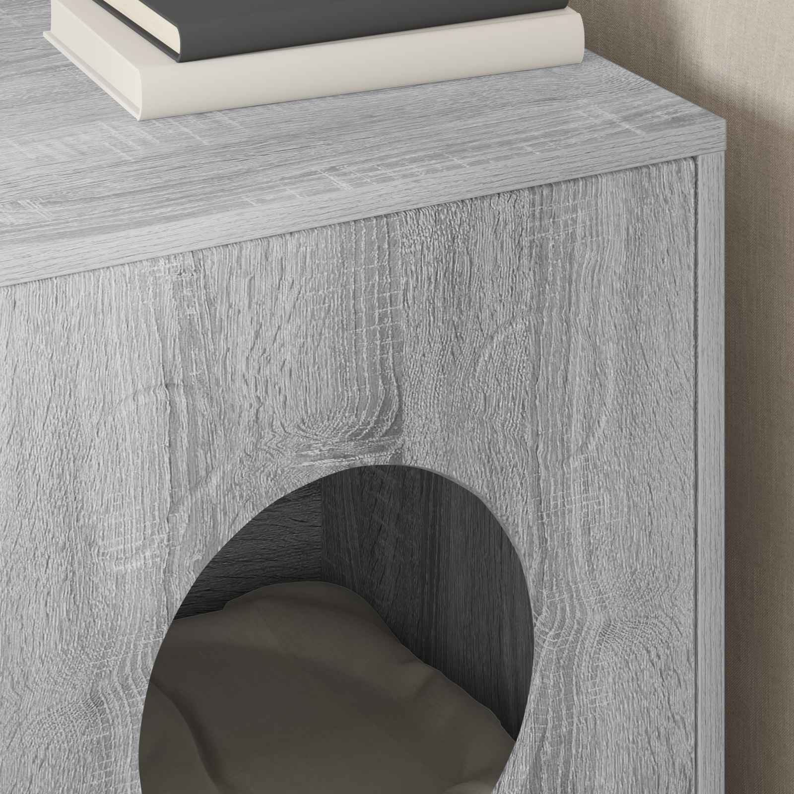 Casa per Gatti Sonoma grigio 42,5 x 40 x 53 cm