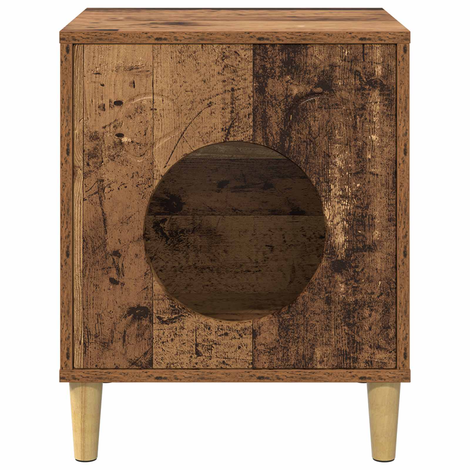 Casa per Gatti Legno antico 42,5 x 40 x 53 cm