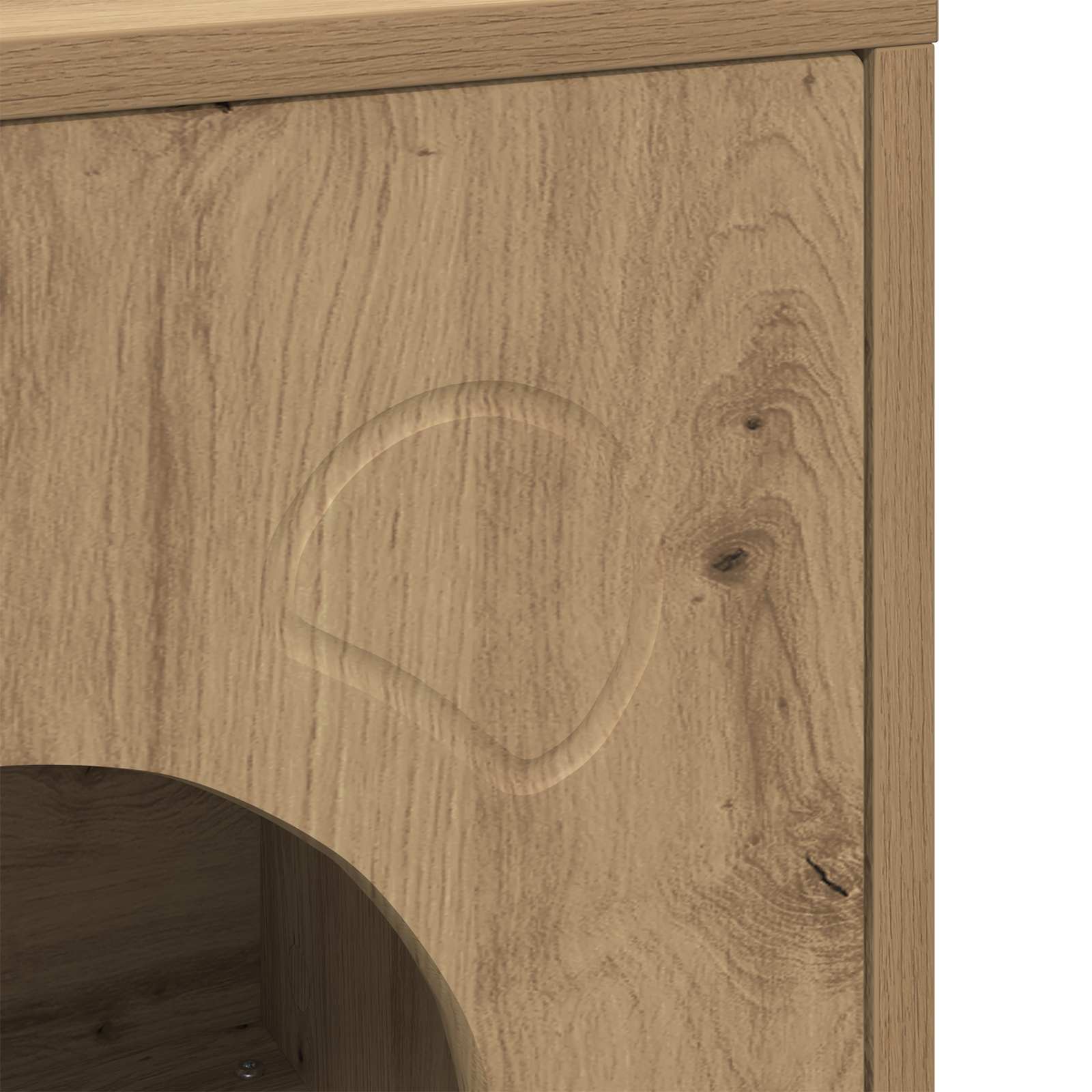 Casa per Gatti Rovere Artigianale 42,5 x 40 x 53 cm
