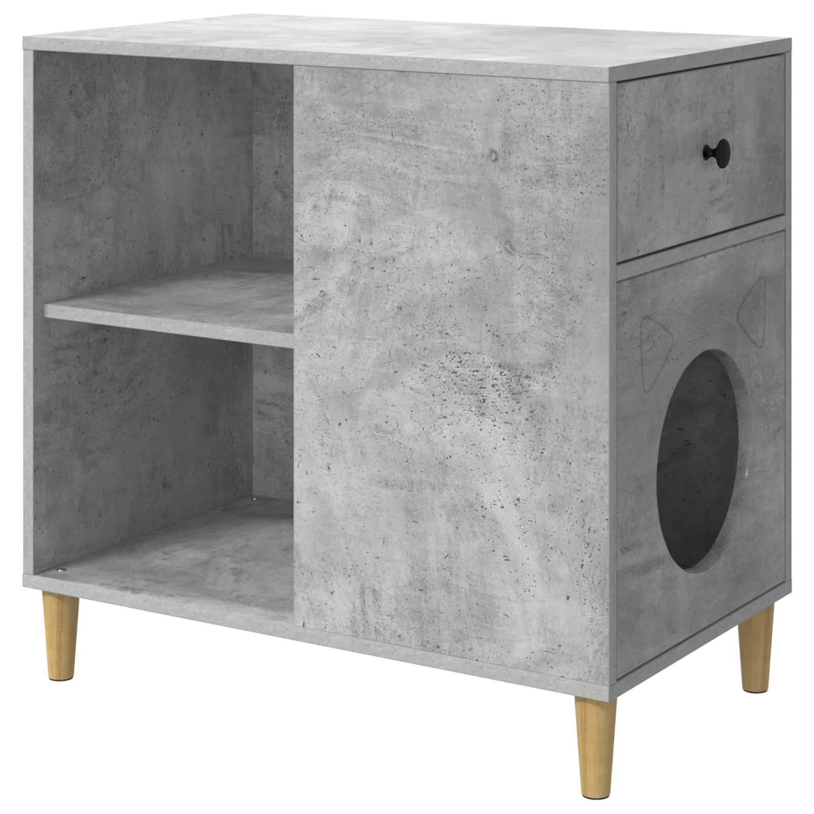 Casa per Gatti Calcestruzzo 72 x 42,5 x 70 cm