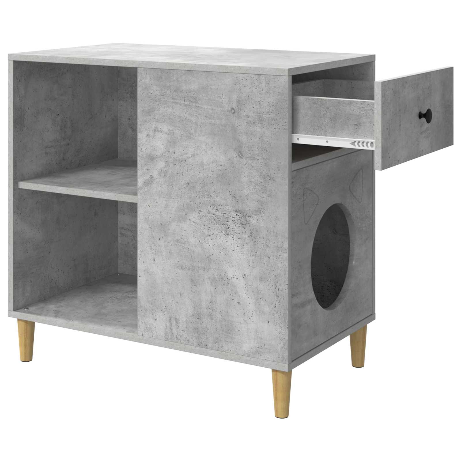 Casa per Gatti Calcestruzzo 72 x 42,5 x 70 cm