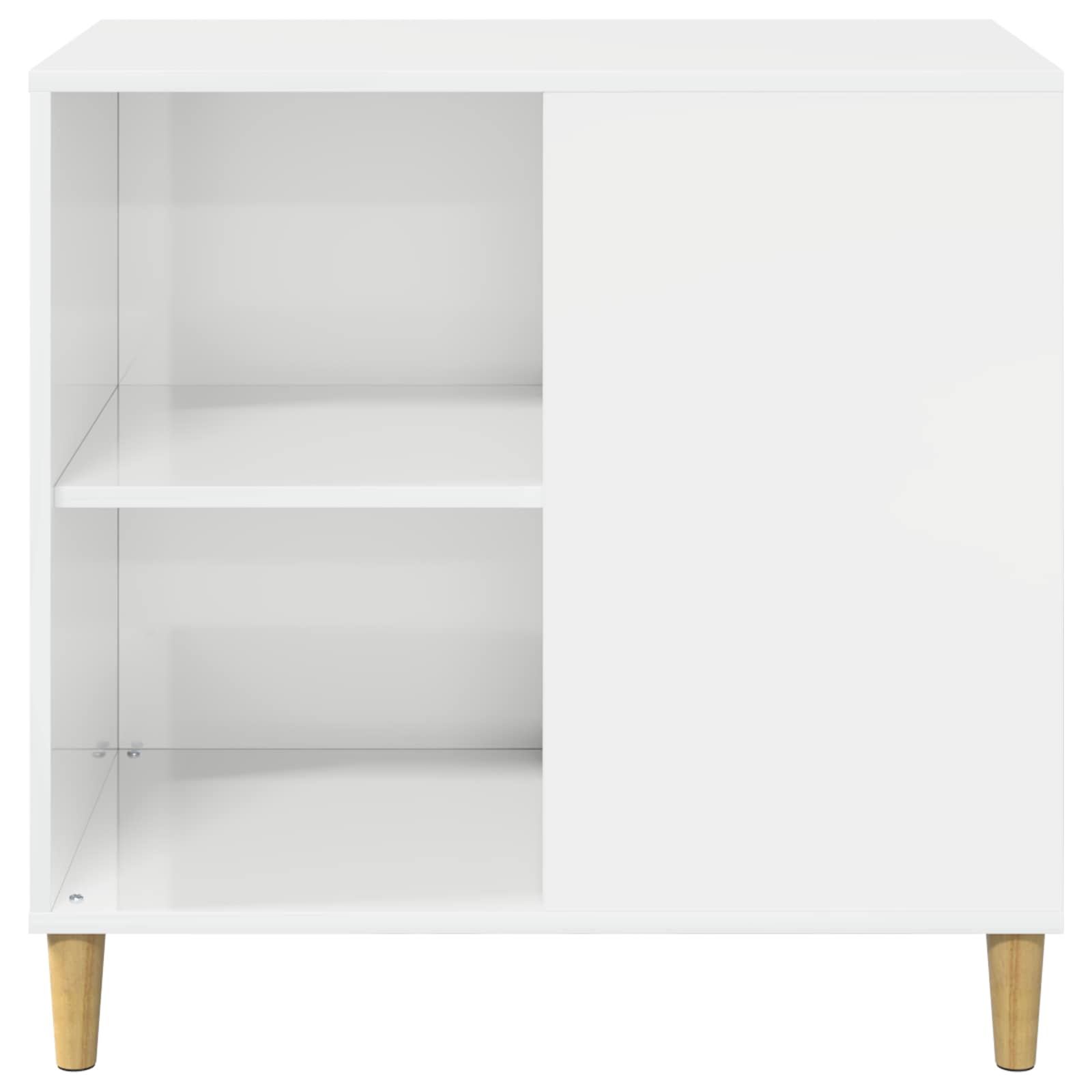 Casa per Gatti Bianco Lucido 72 x 42,5 x 70 cm