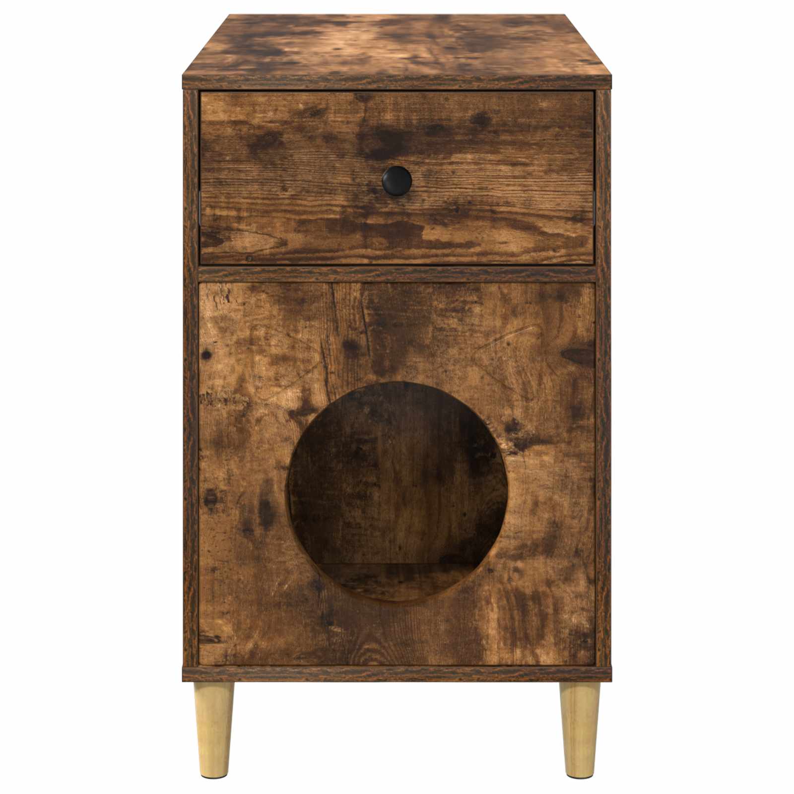 Casa per Gatti Rovere Fumo 72 x 42,5 x 70 cm