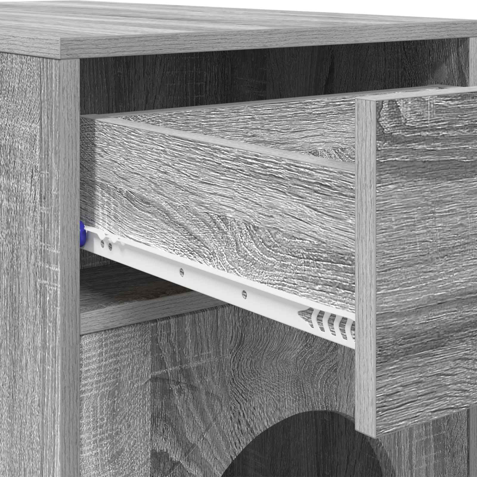 Casa per Gatti Sonoma grigio 72 x 42,5 x 70 cm