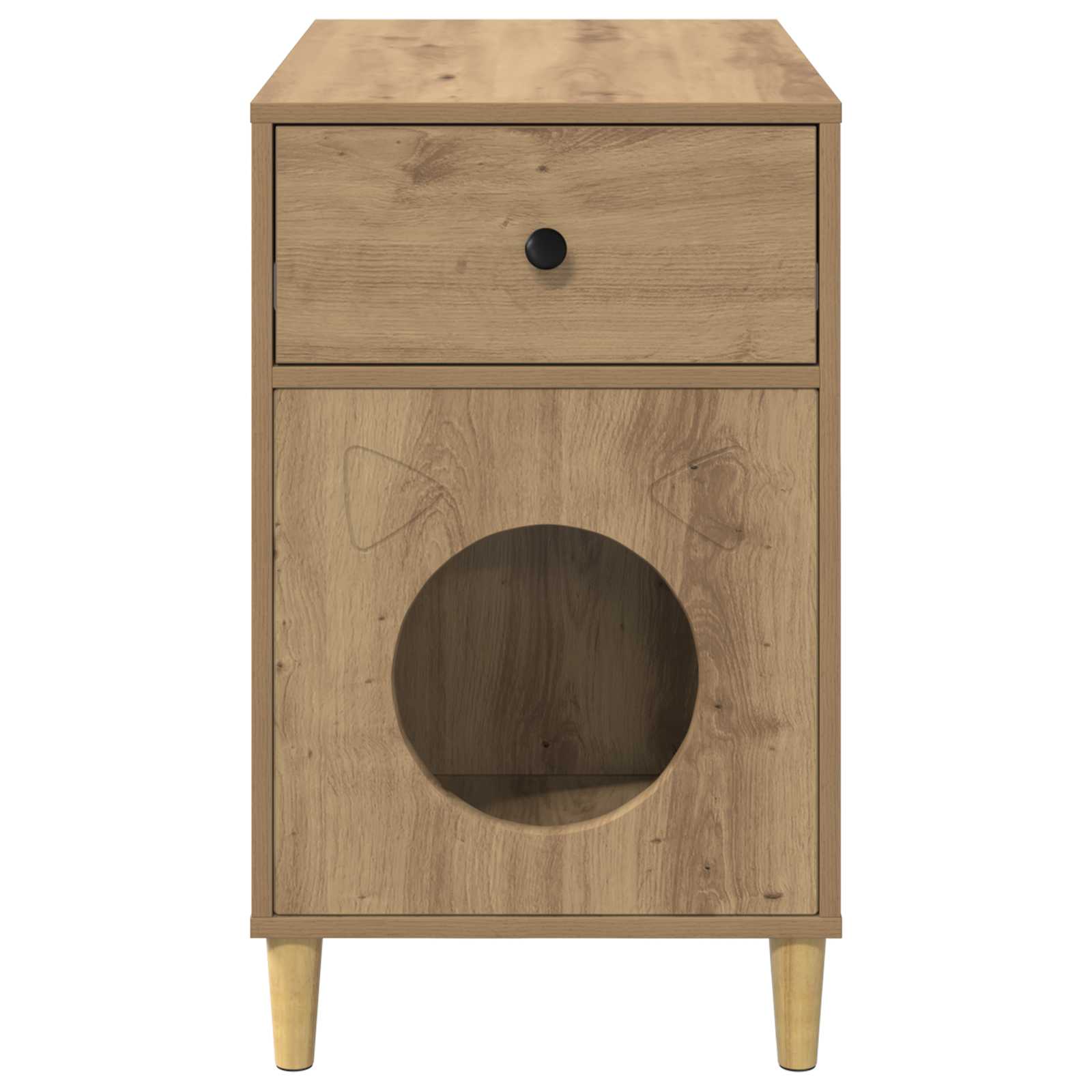 Casa per Gatti Rovere Artigianale 72 x 42,5 x 70 cm
