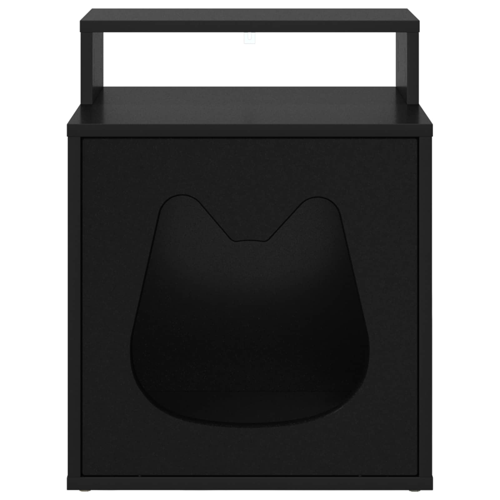 Casa per Gatti Nero 42,5 x 40 x 53,5 cm Legno ingegnerizzato