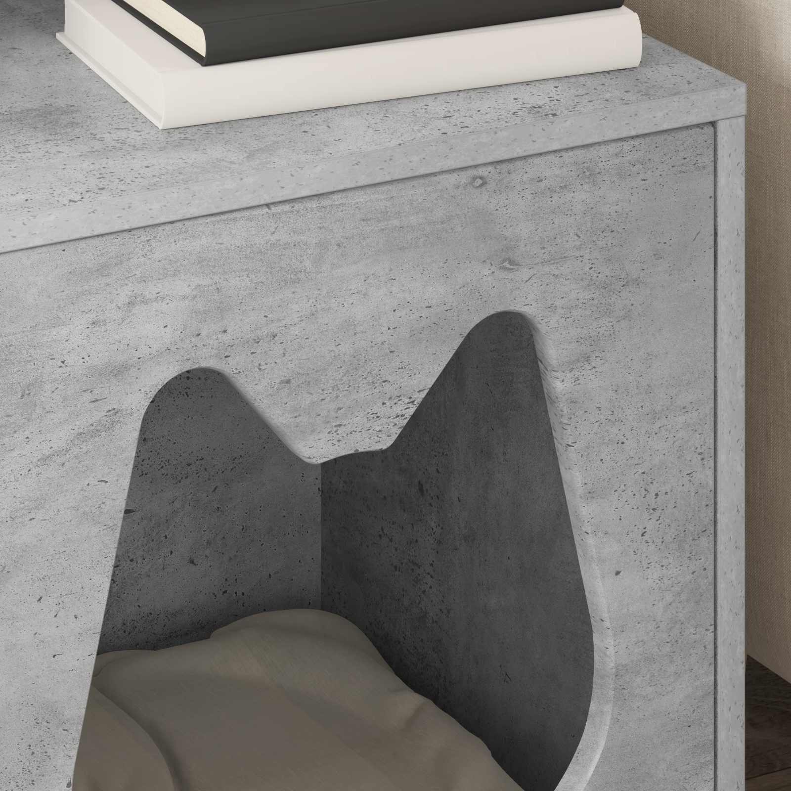 Casa per Gatti Calcestruzzo 42,5 x 40 x 53,5 cm