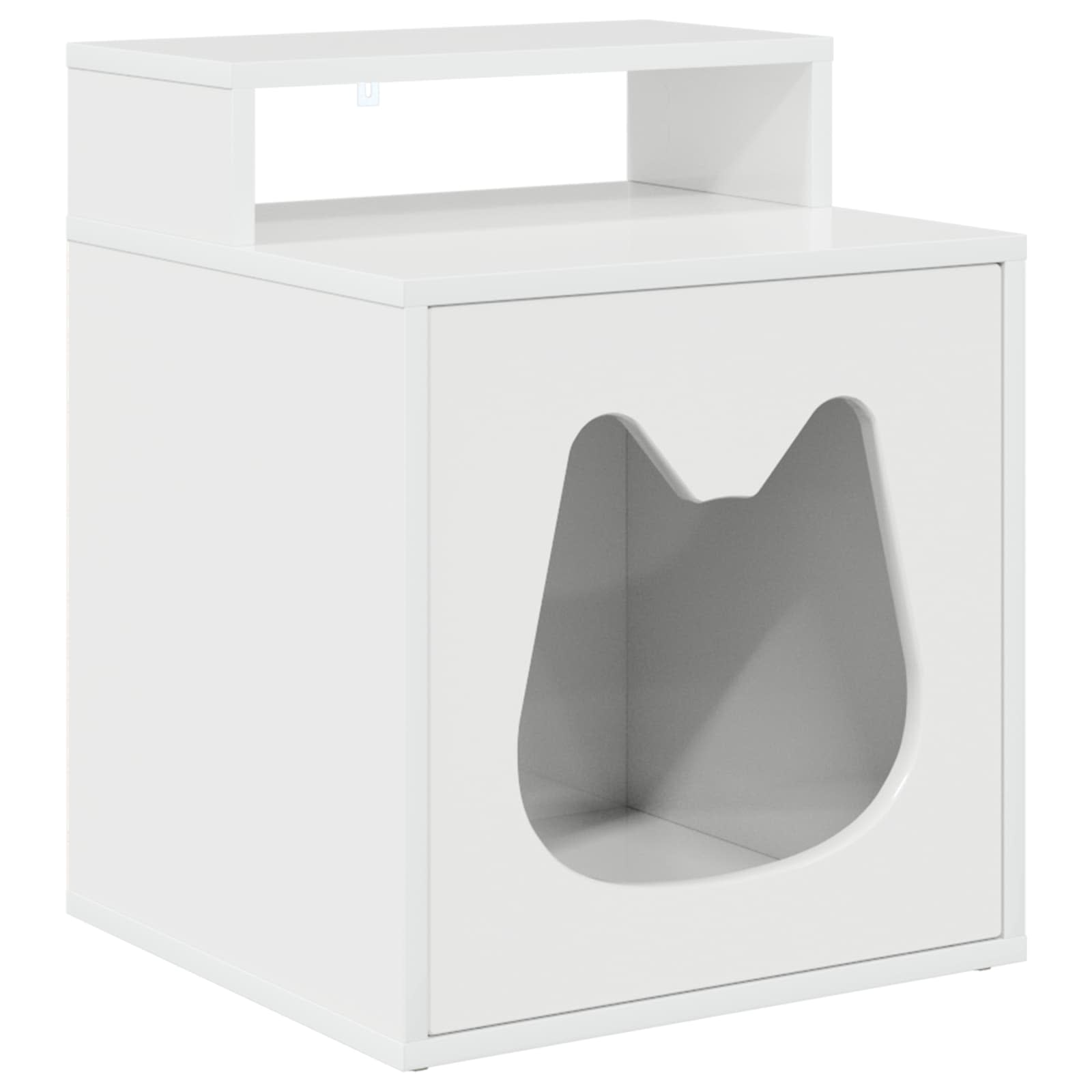 Casa per Gatti Bianco Lucido 42,5 x 40 x 53,5 cm