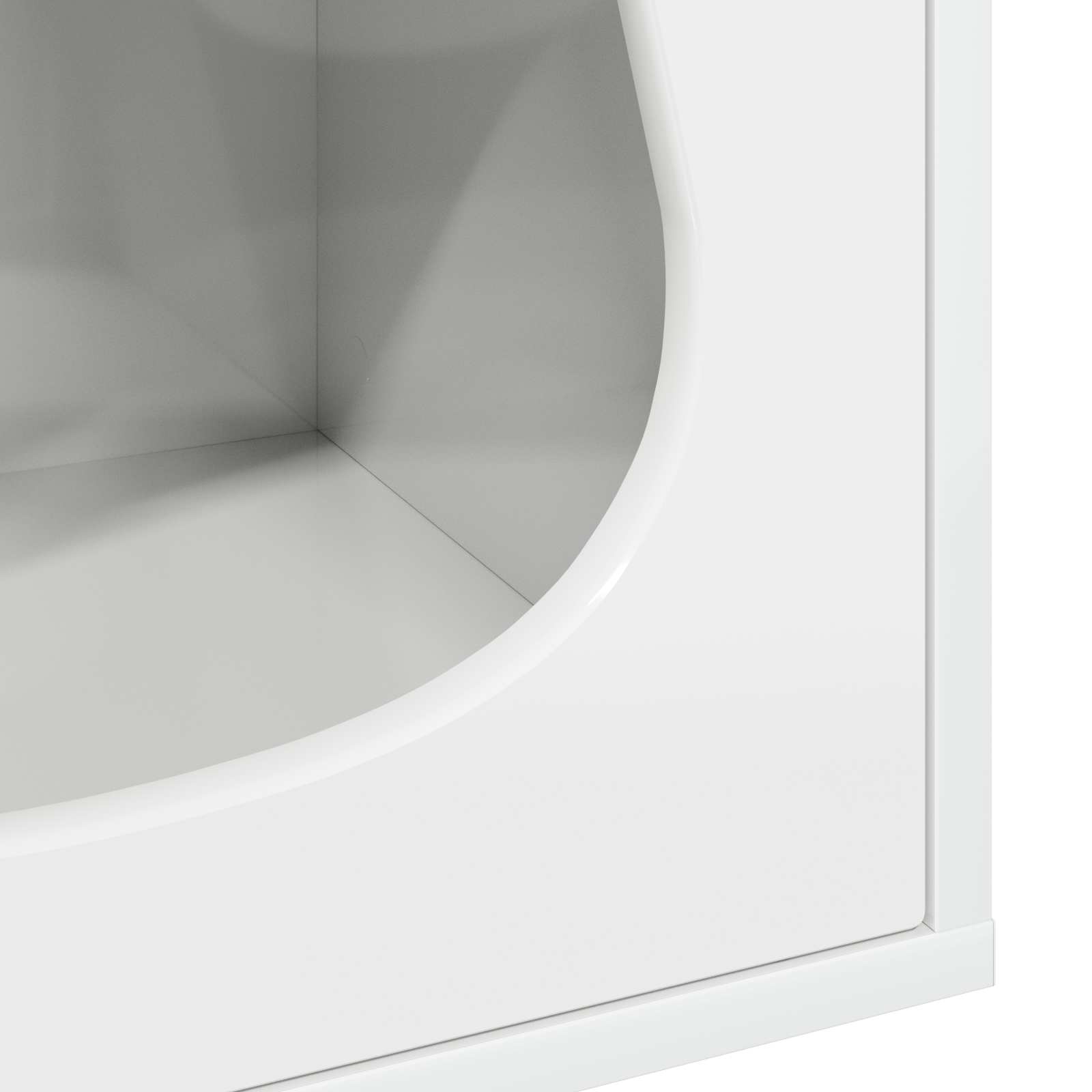 Casa per Gatti Bianco Lucido 42,5 x 40 x 53,5 cm