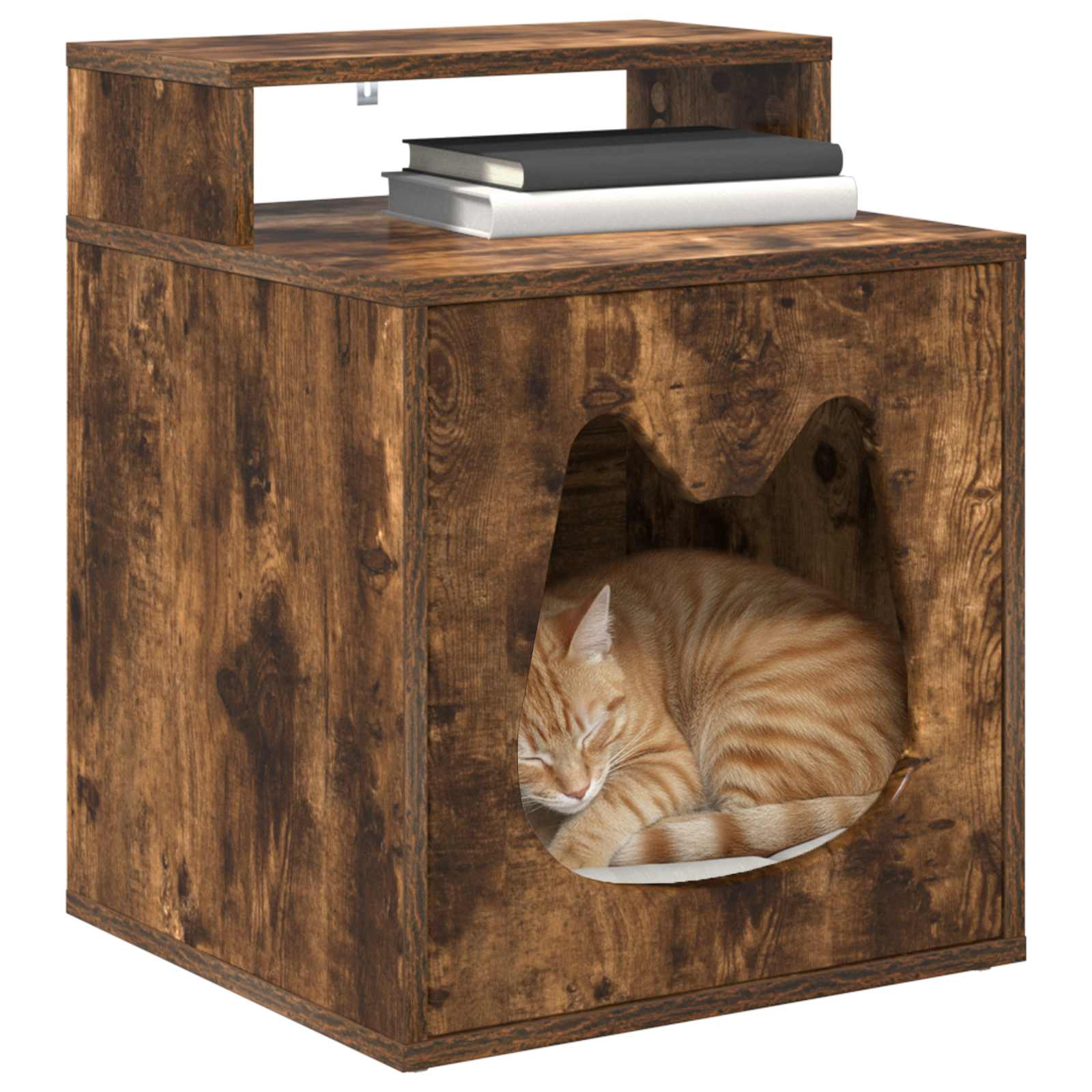 Casa per Gatti Rovere Fumo 42,5 x 40 x 53,5 cm