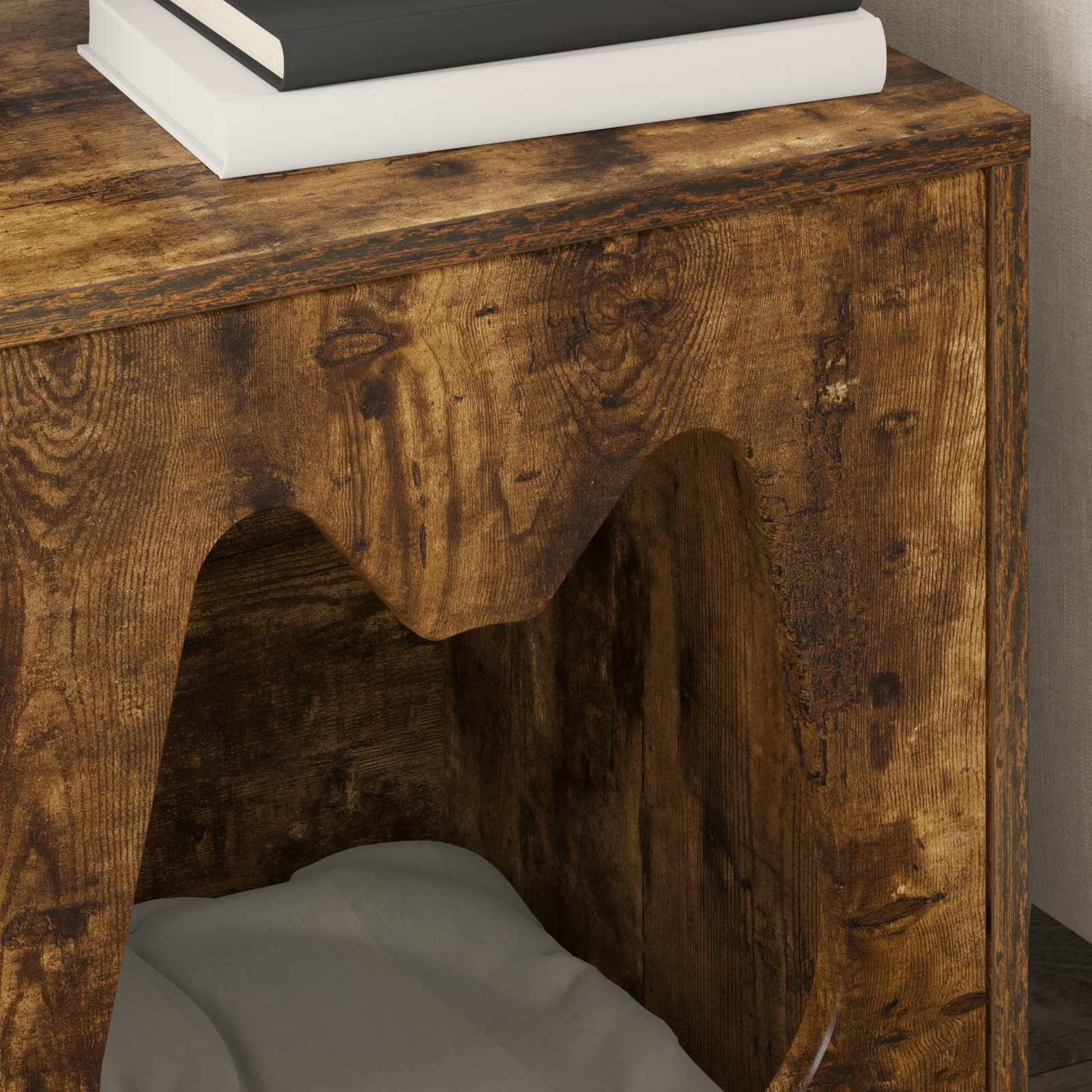 Casa per Gatti Rovere Fumo 42,5 x 40 x 53,5 cm