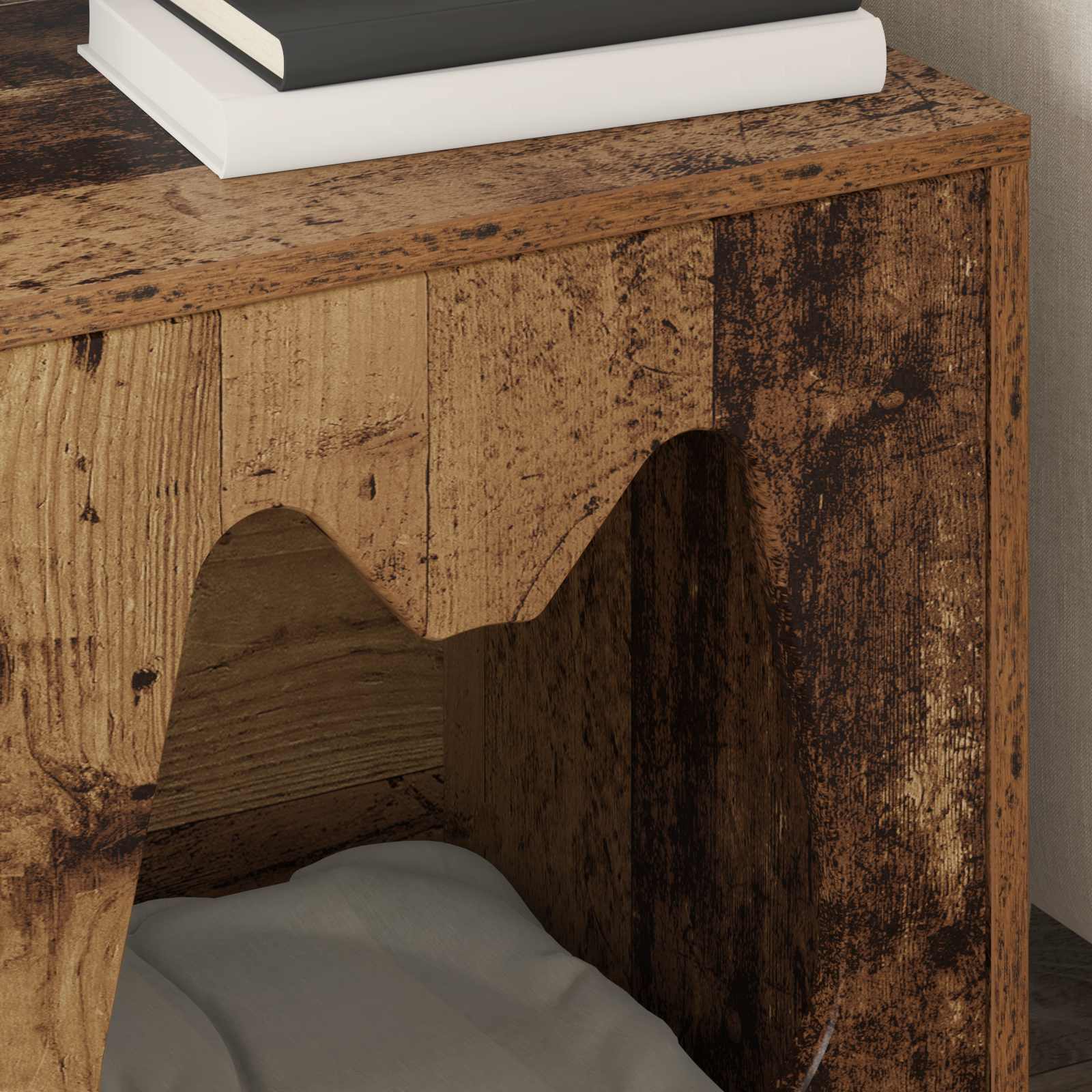 Casa per Gatti Legno antico 42,5 x 40 x 53,5 cm