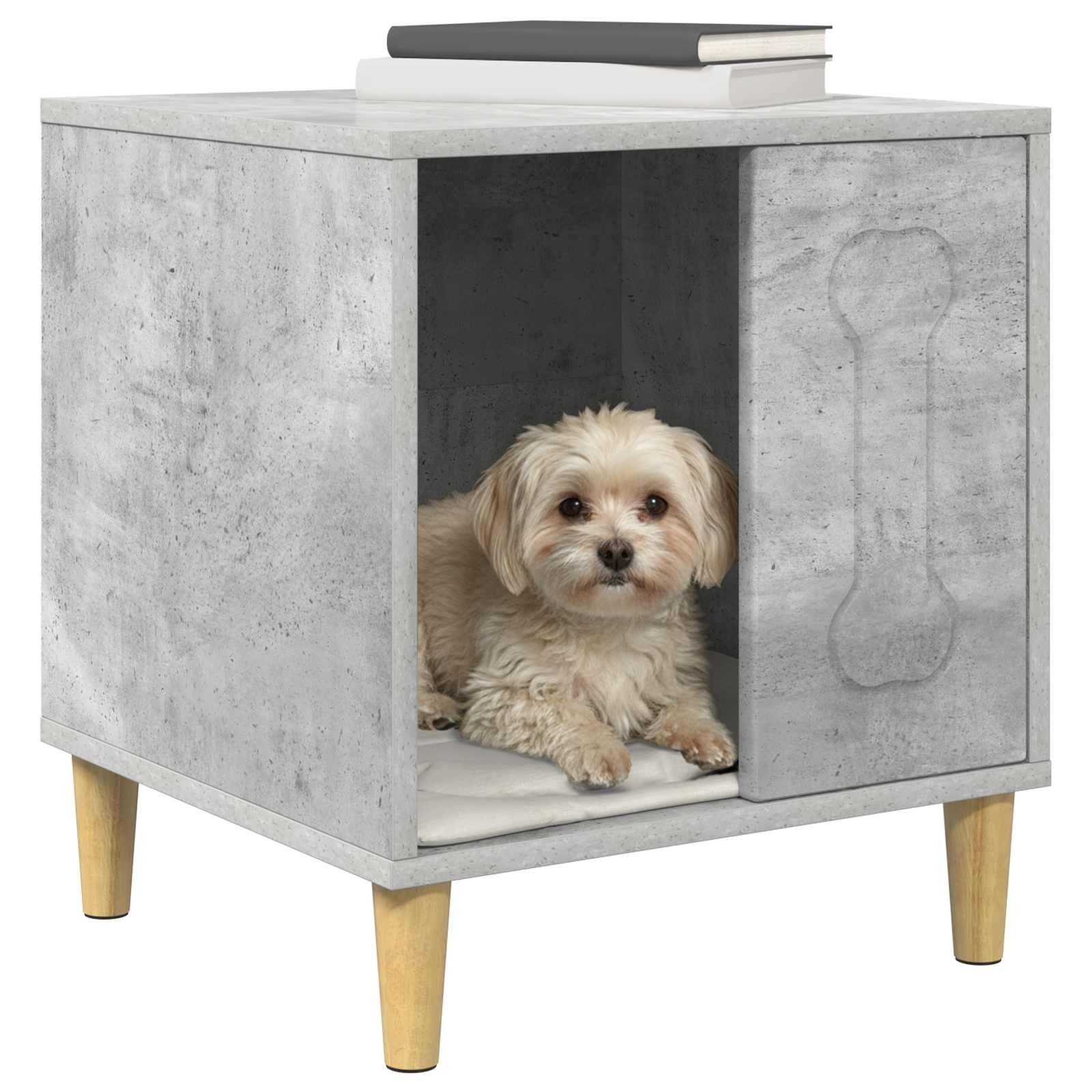 Cuccia per cani Grigio Cemento 44 x 42 x 49 cm