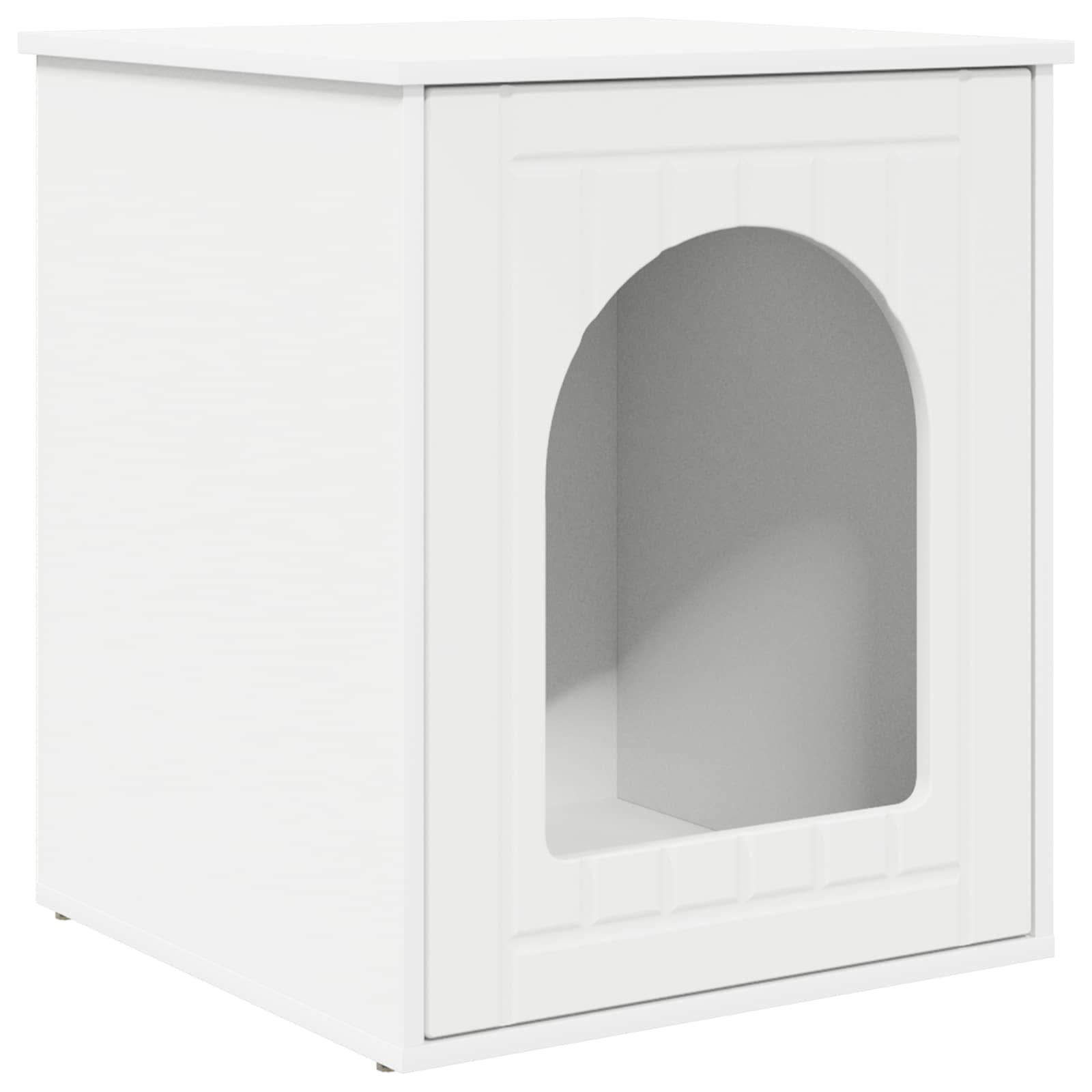 Casa per Gatti Bianco 53 x 52 x 62 cm Legno ingegnerizzato