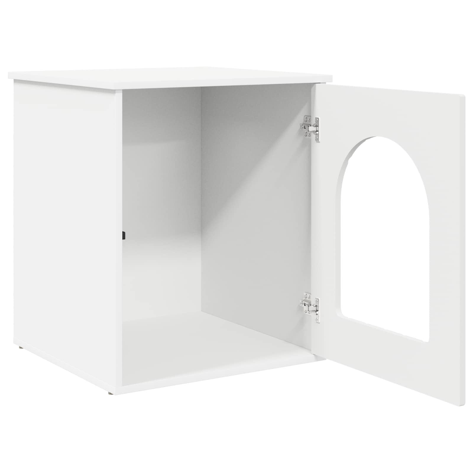 Casa per Gatti Bianco 53 x 52 x 62 cm Legno ingegnerizzato