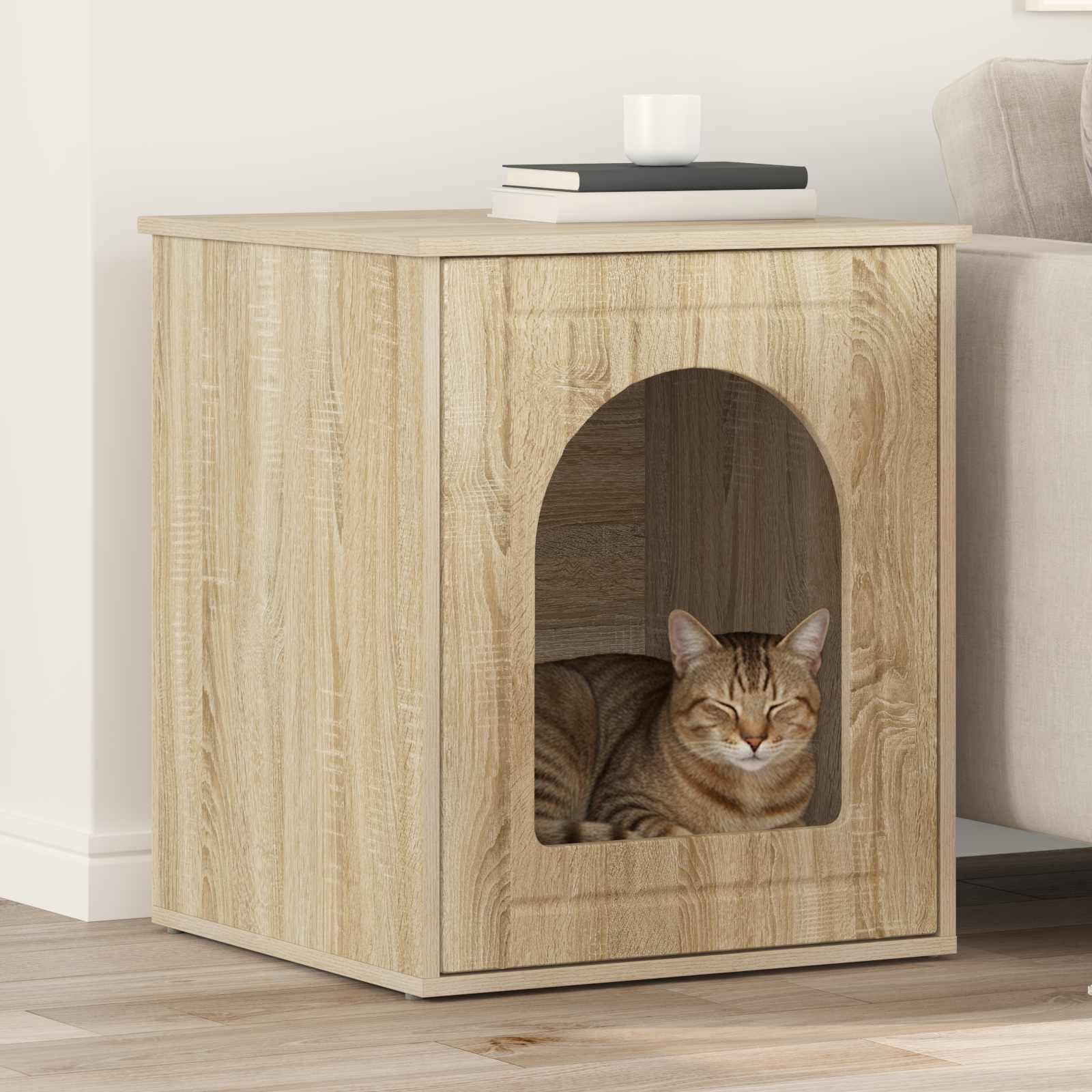 Casa per Gatti Sonoma 53 x 52 x 62 cm Legno ingegnerizzato