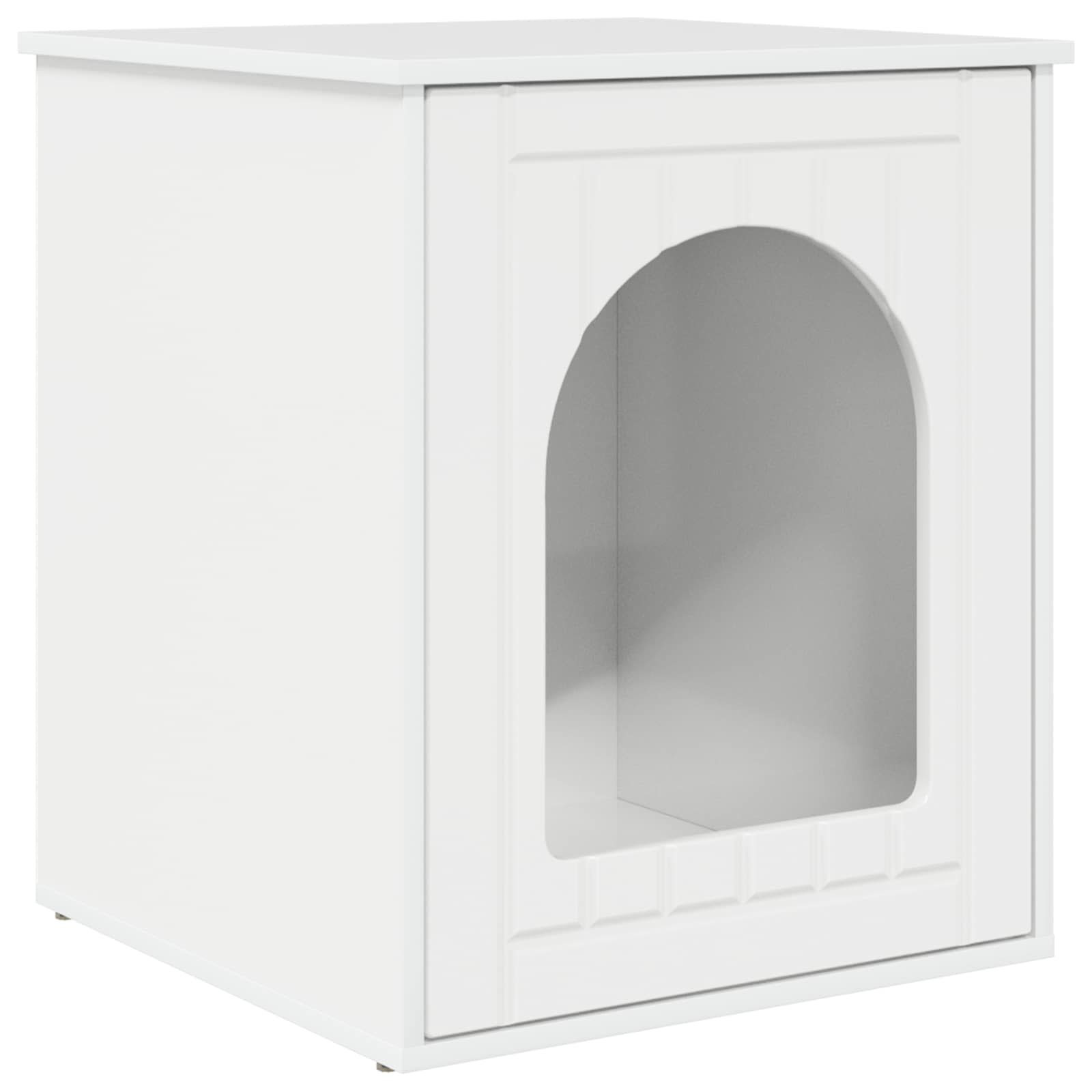 Casa per Gatti Bianco Lucido 53 x 52 x 62 cm