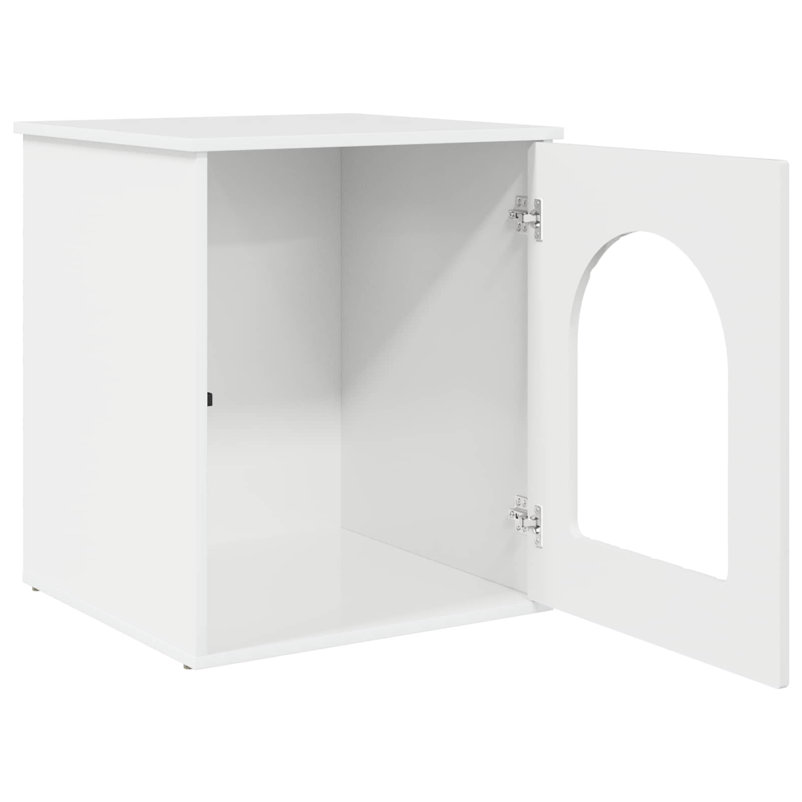 Casa per Gatti Bianco Lucido 53 x 52 x 62 cm