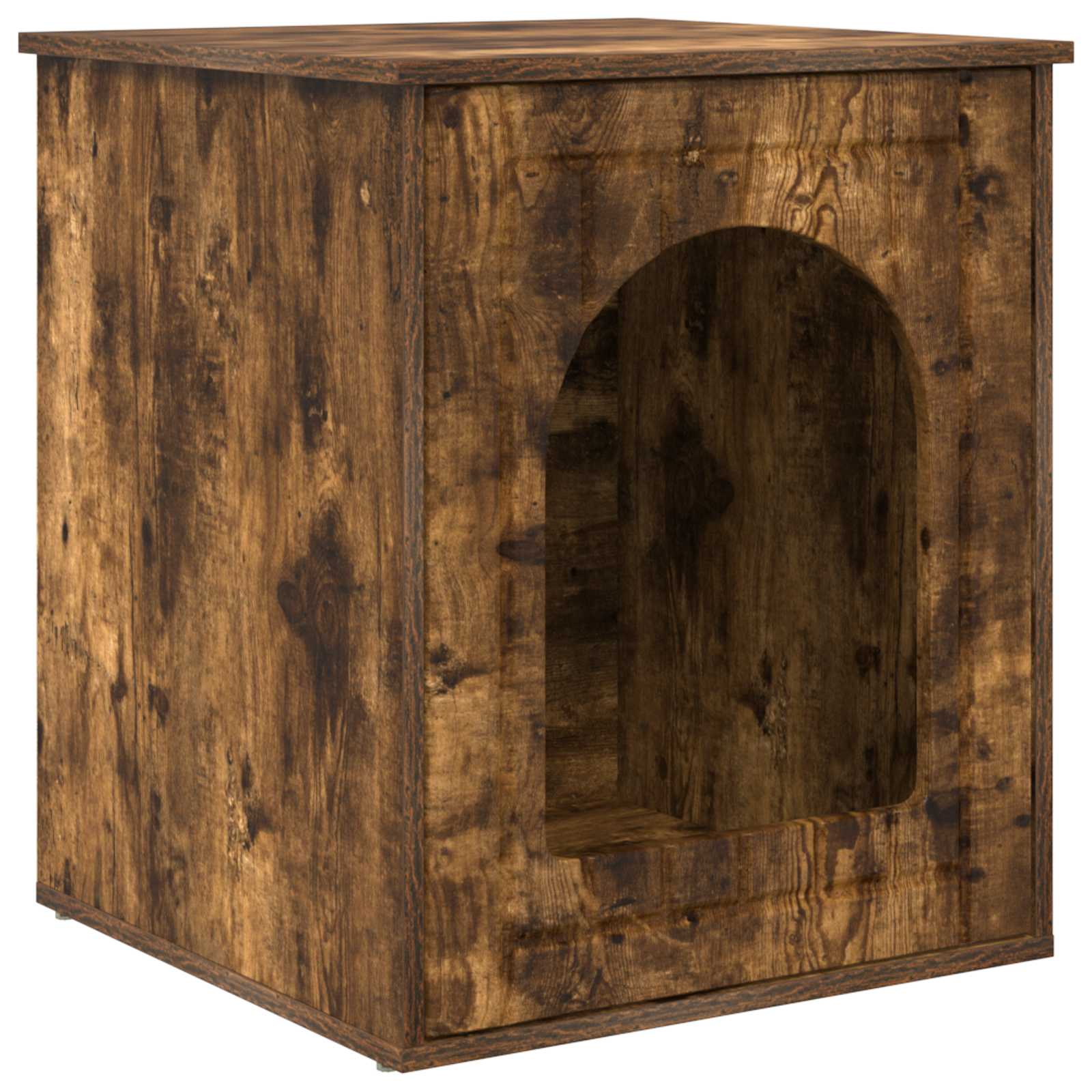 Casa per Gatti Rovere fumé 53 x 52 x 62 cm Legno ingegnerizzato