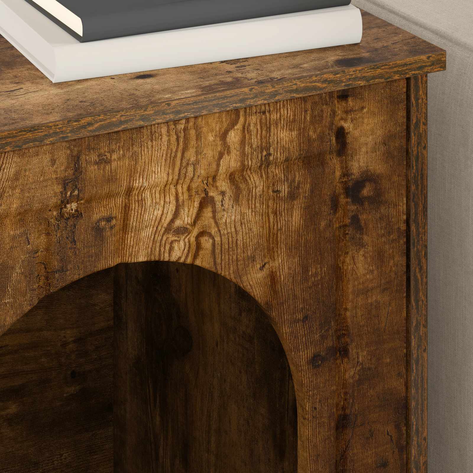 Casa per Gatti Rovere fumé 53 x 52 x 62 cm Legno ingegnerizzato