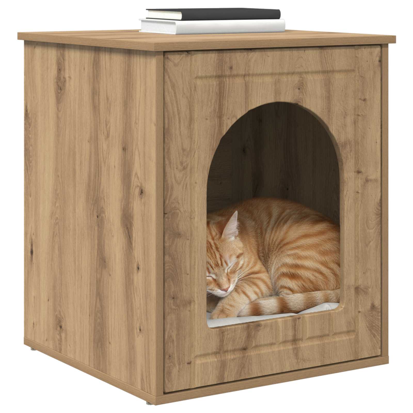 Casa per Gatti Rovere Artigianale 53 x 52 x 62 cm