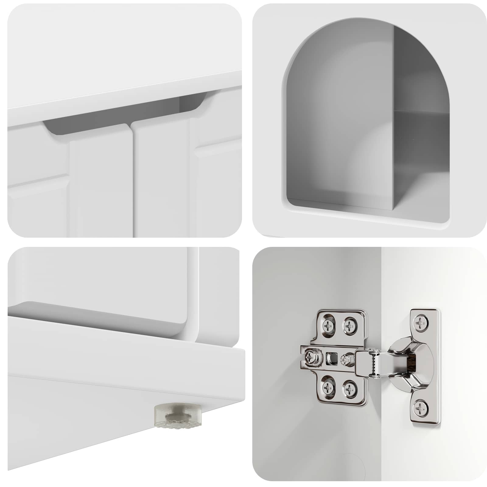 Casa per Gatti Bianco 85 x 55 x 50,5 cm Legno ingegnerizzato