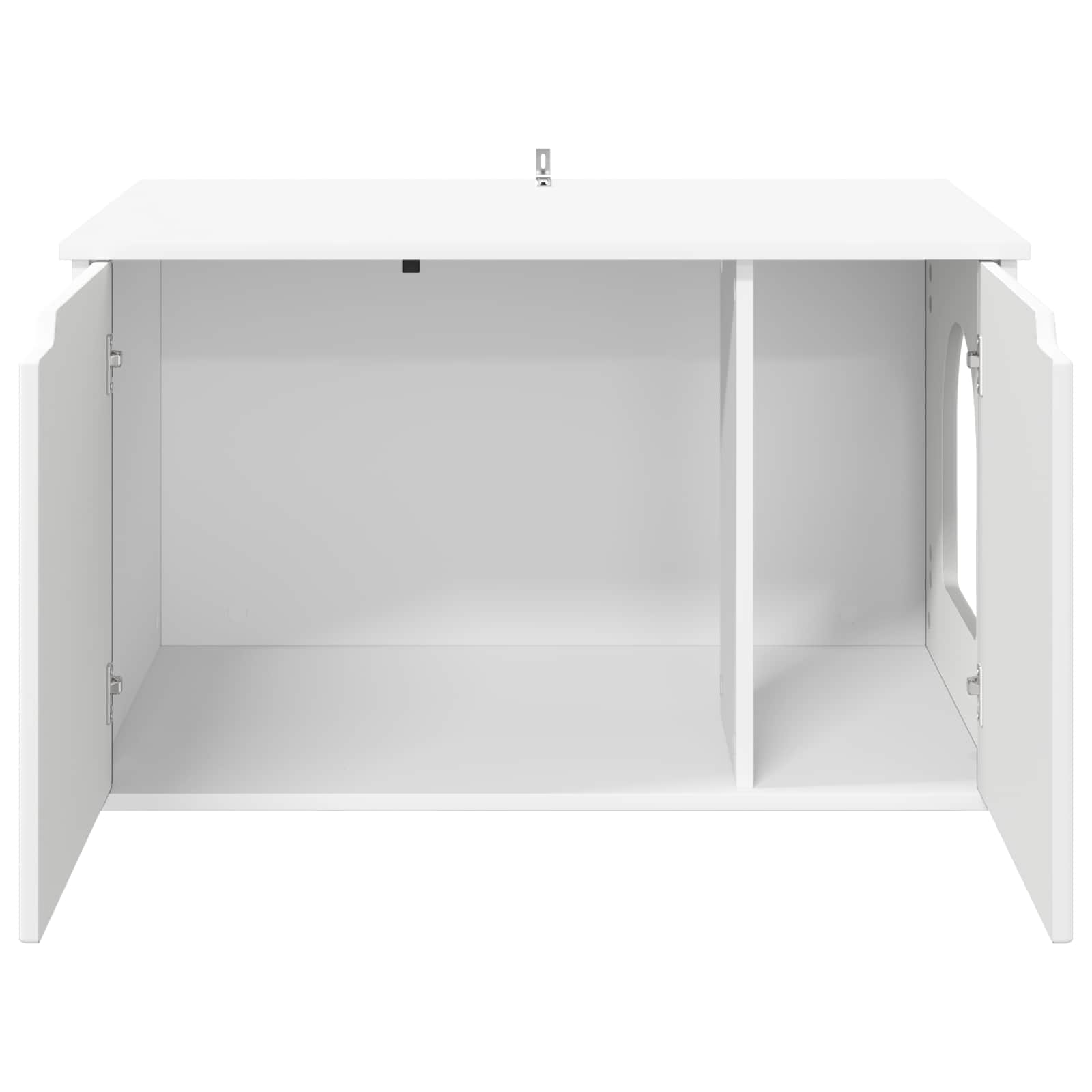 Casa per Gatti Bianco 85 x 55 x 50,5 cm Legno ingegnerizzato