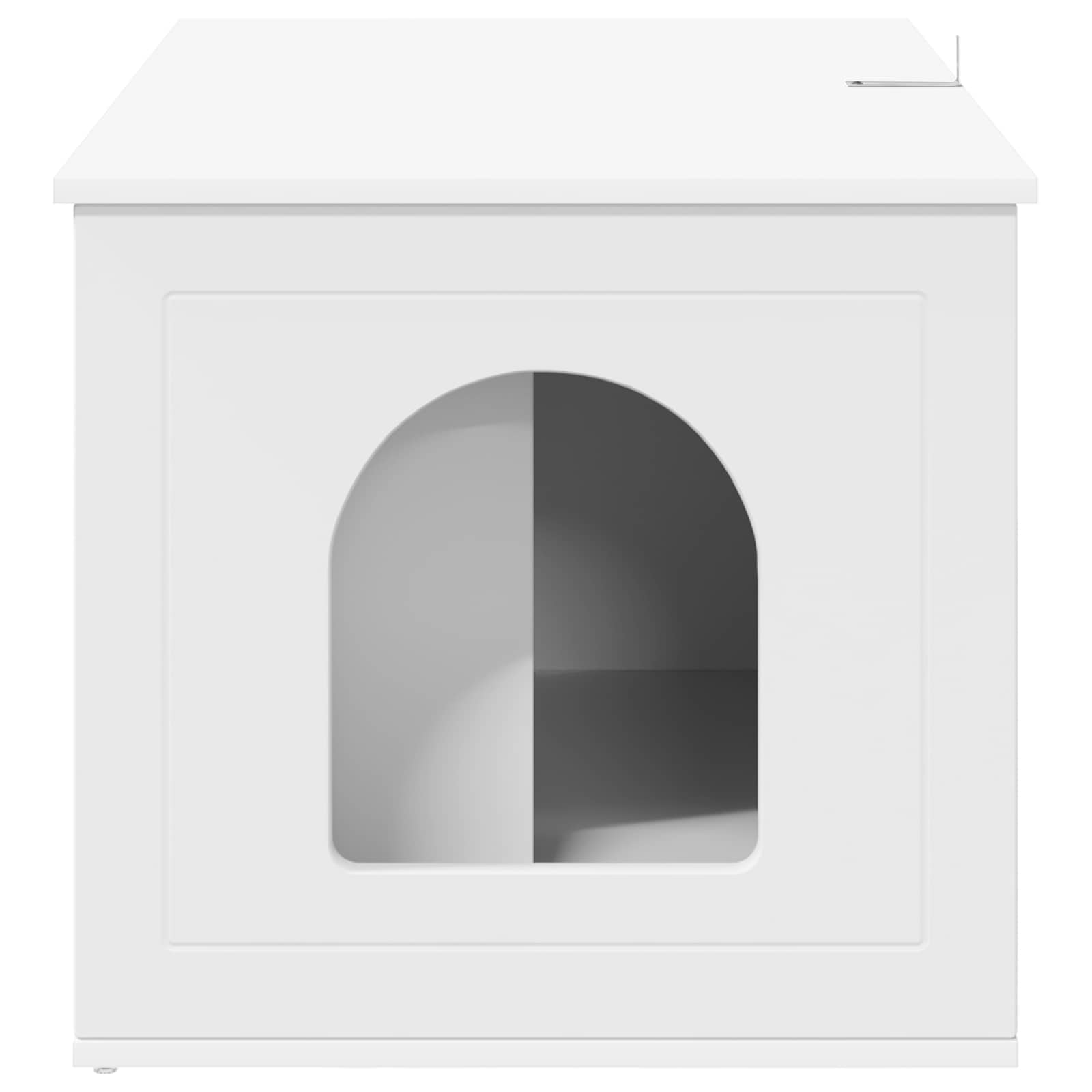 Casa per Gatti Bianco 85 x 55 x 50,5 cm Legno ingegnerizzato