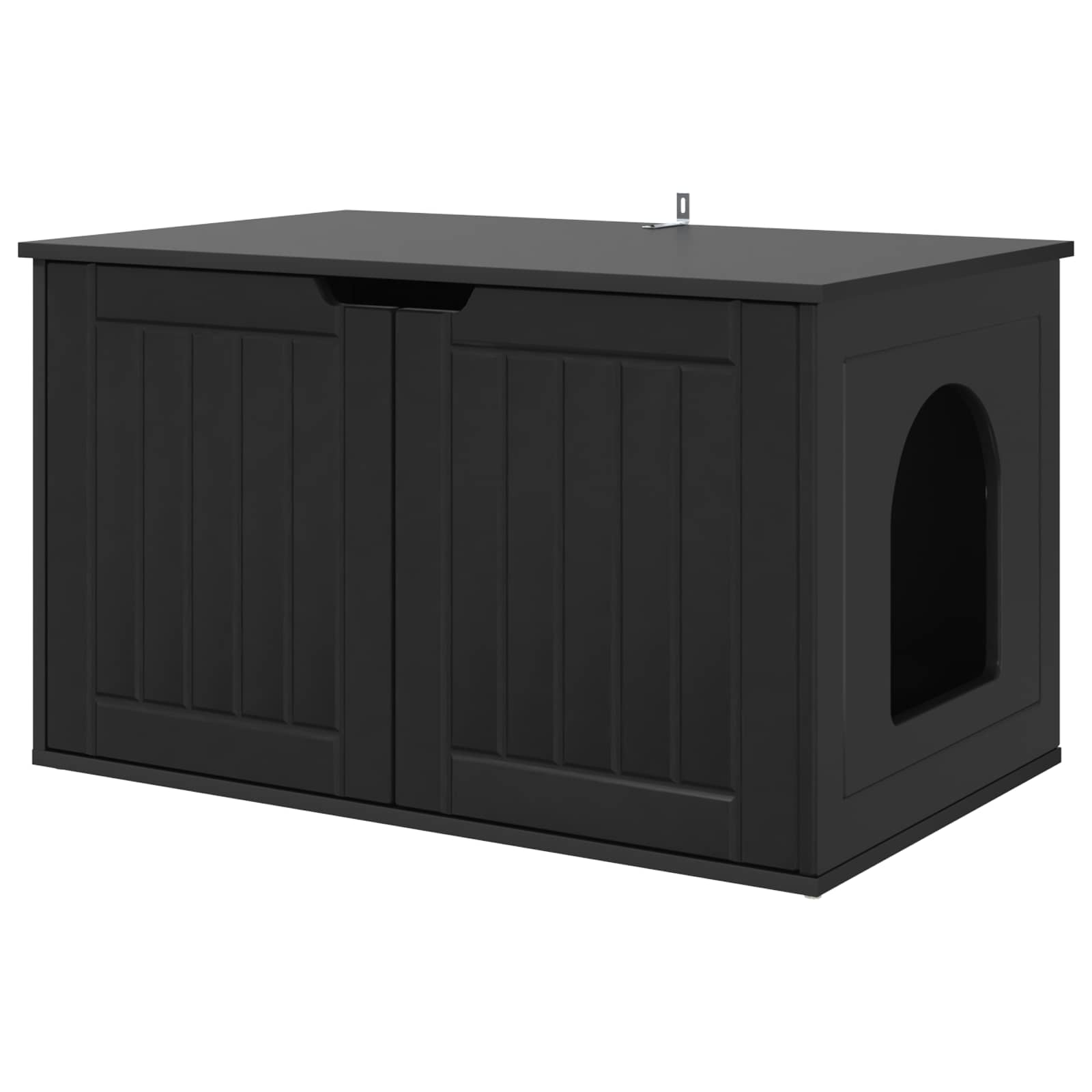Casa per Gatti Nero 85 x 55 x 50,5 cm Legno ingegnerizzato