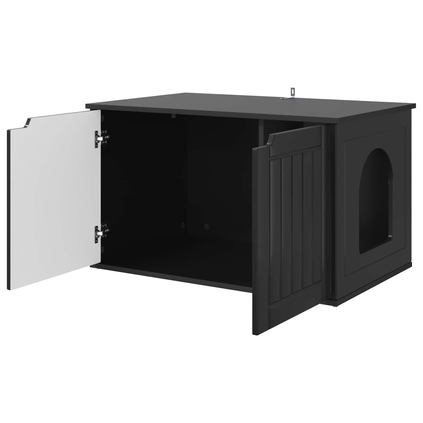 Casa per Gatti Nero 85 x 55 x 50,5 cm Legno ingegnerizzato