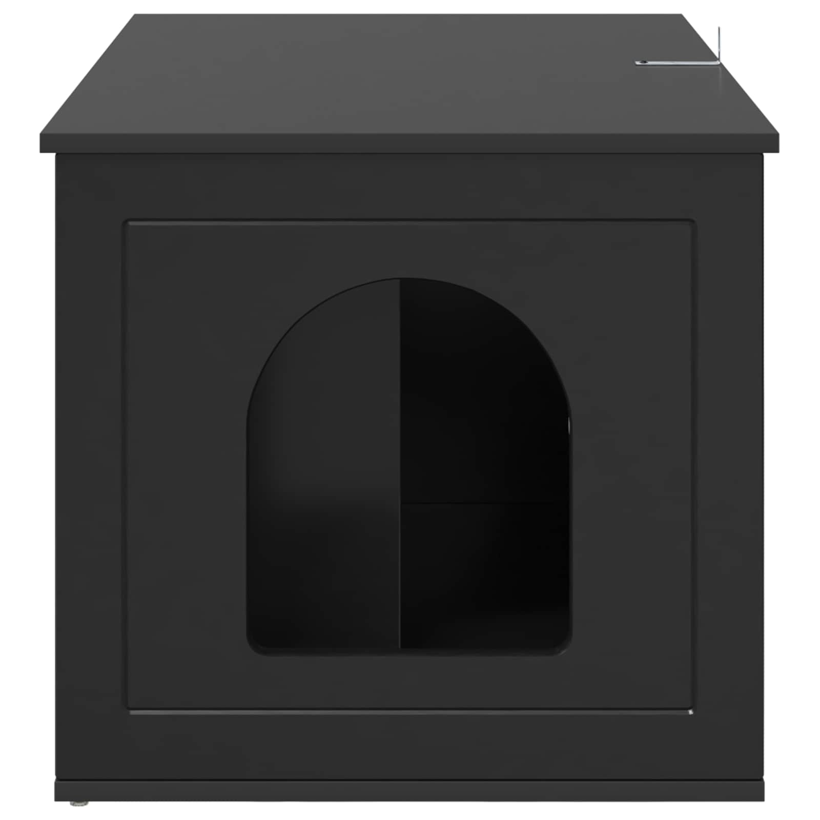Casa per Gatti Nero 85 x 55 x 50,5 cm Legno ingegnerizzato