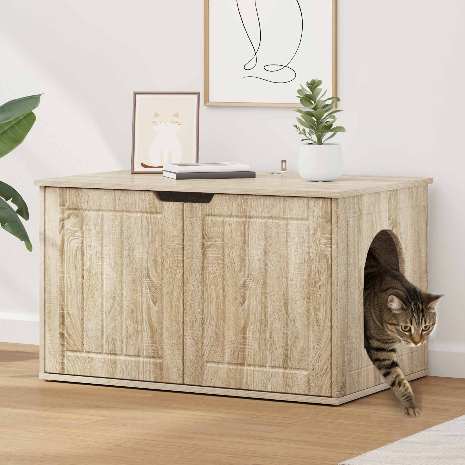 Casa per Gatti Sonoma 85 x 55 x 50,5 cm Legno ingegnerizzato
