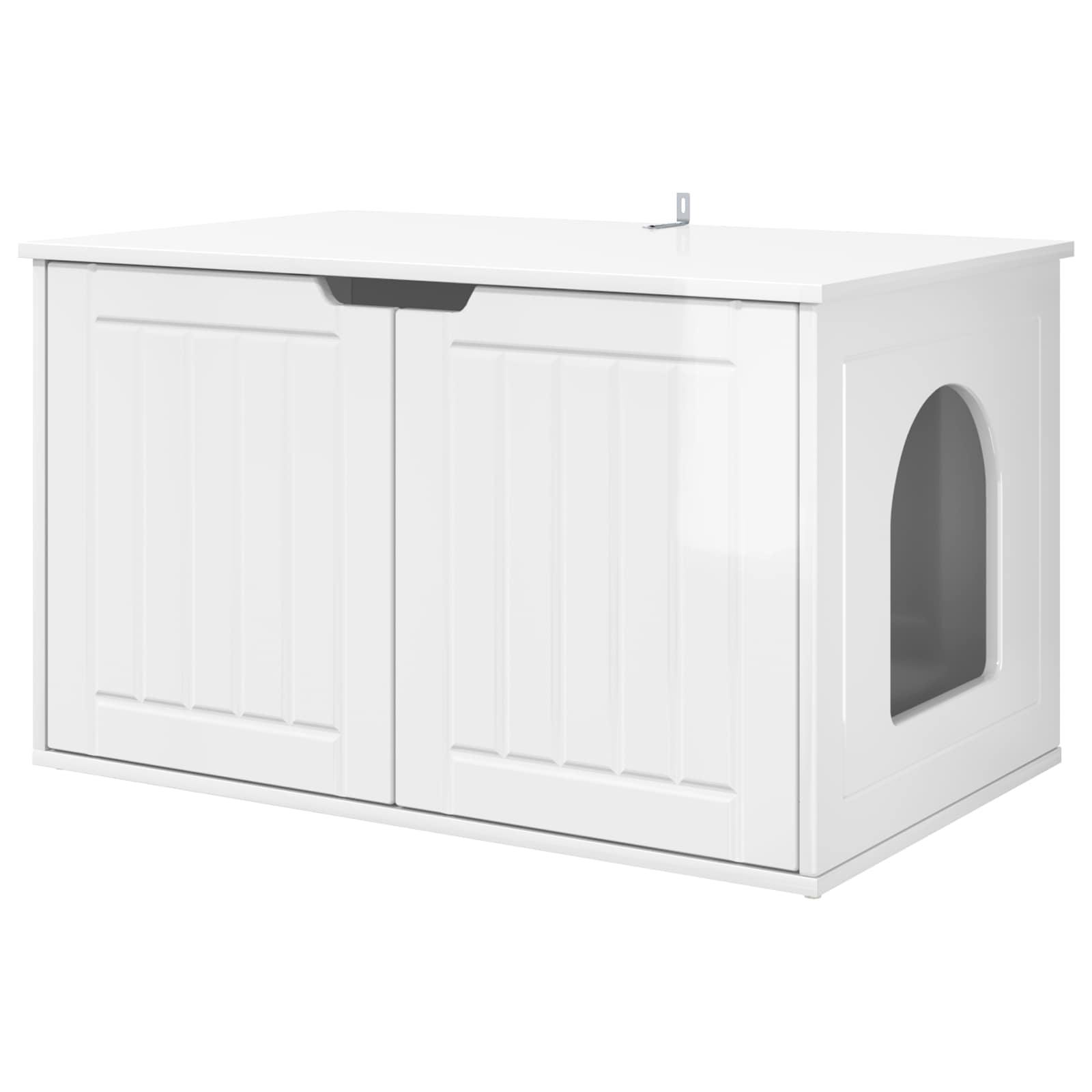 Casa per Gatti Bianco Lucido 85 x 55 x 50,5 cm