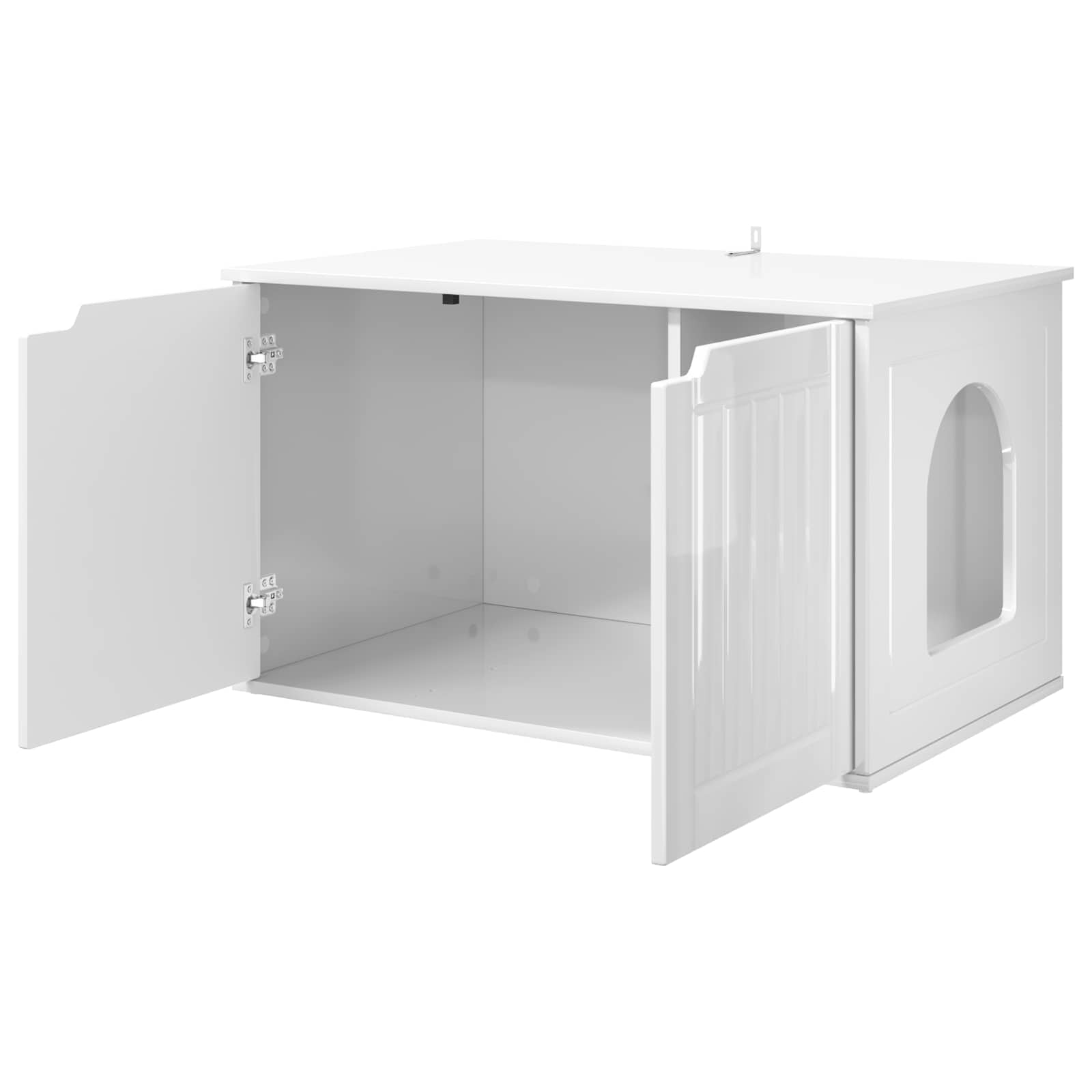 Casa per Gatti Bianco Lucido 85 x 55 x 50,5 cm