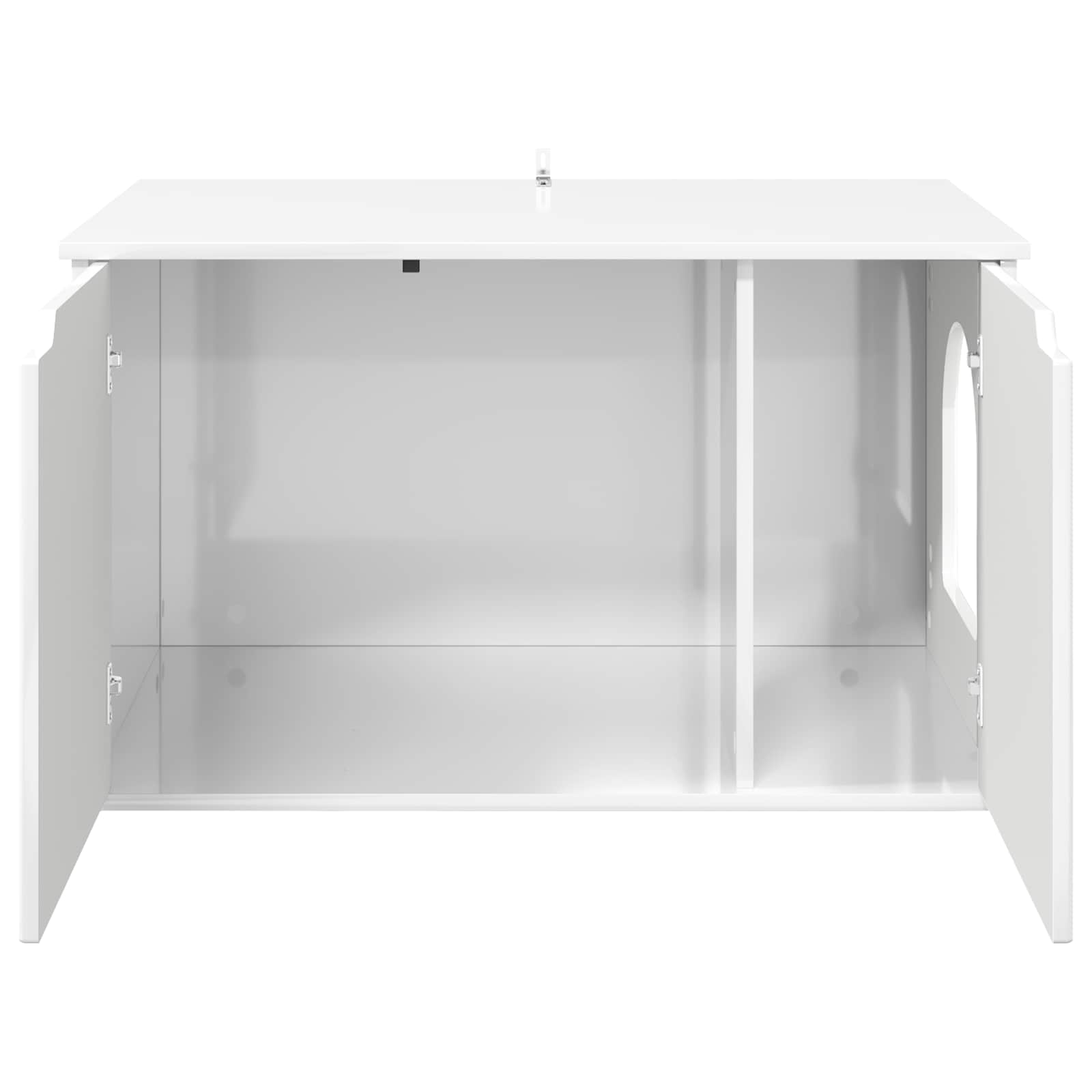 Casa per Gatti Bianco Lucido 85 x 55 x 50,5 cm