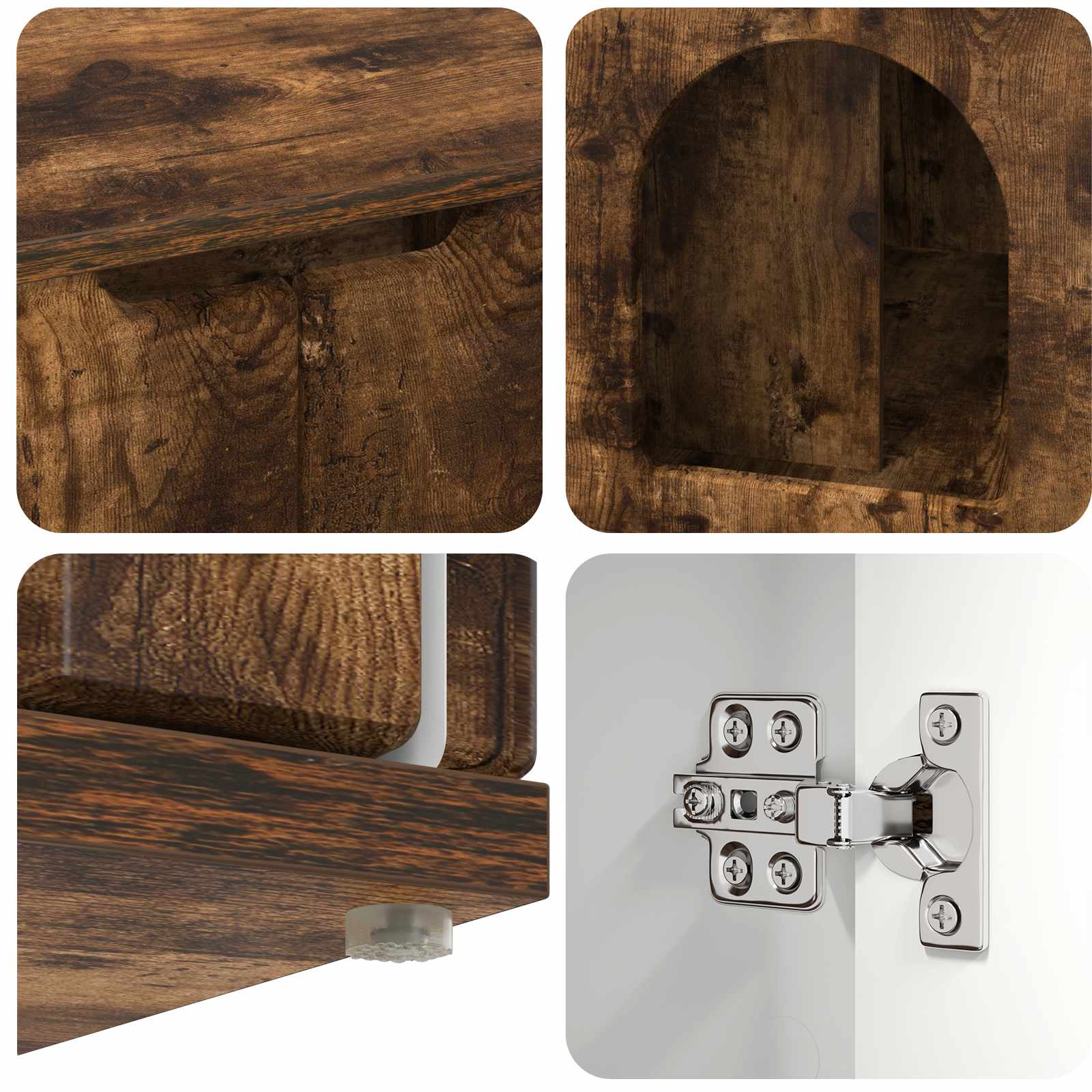Casa per Gatti Rovere fumé 85 x 55 x 50,5 cm