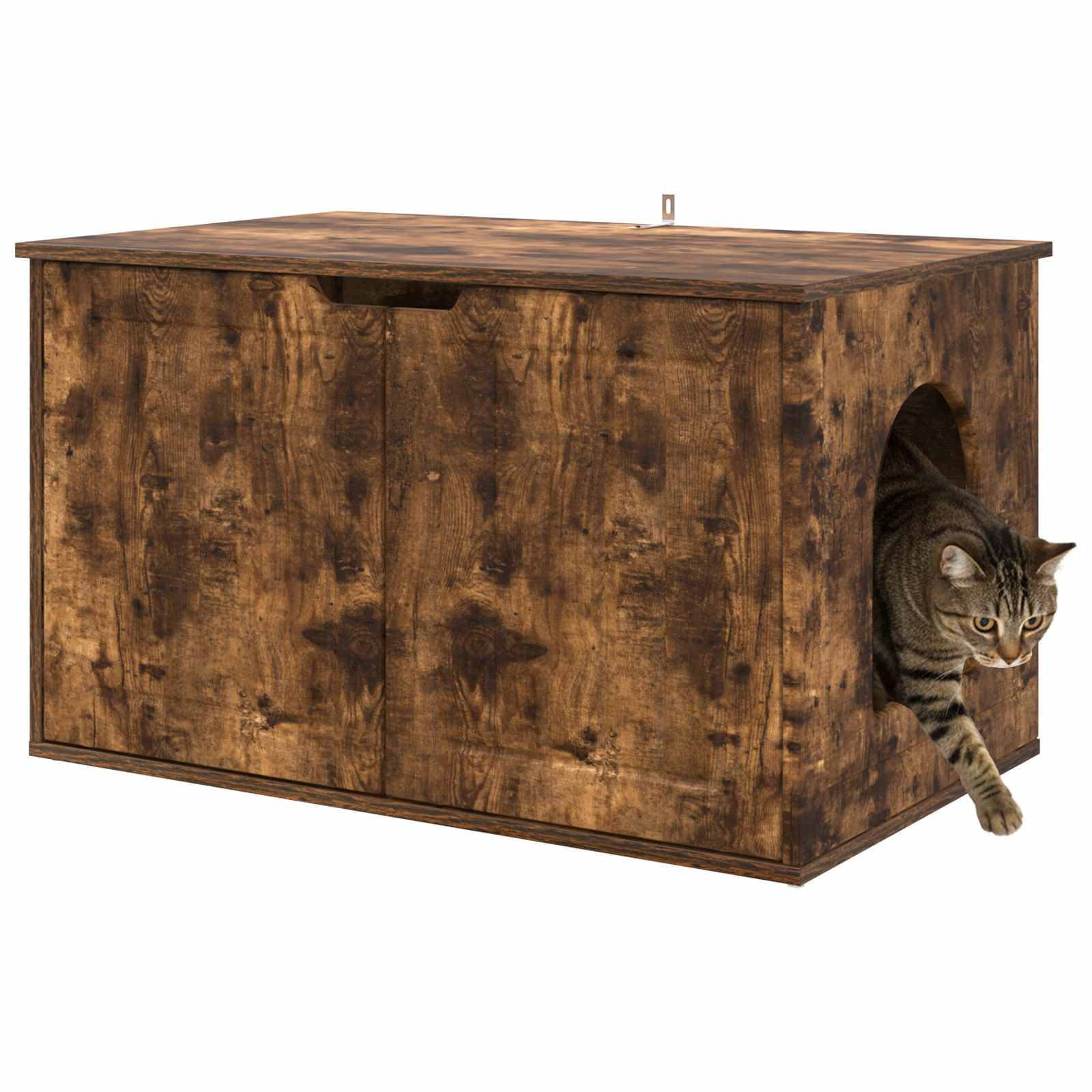 Casa per Gatti Rovere fumé 85 x 55 x 50,5 cm