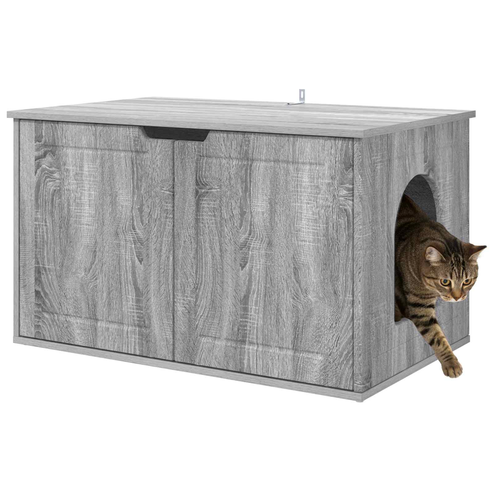 Casa per Gatti Grigio Sonoma 85 x 55 x 50,5 cm