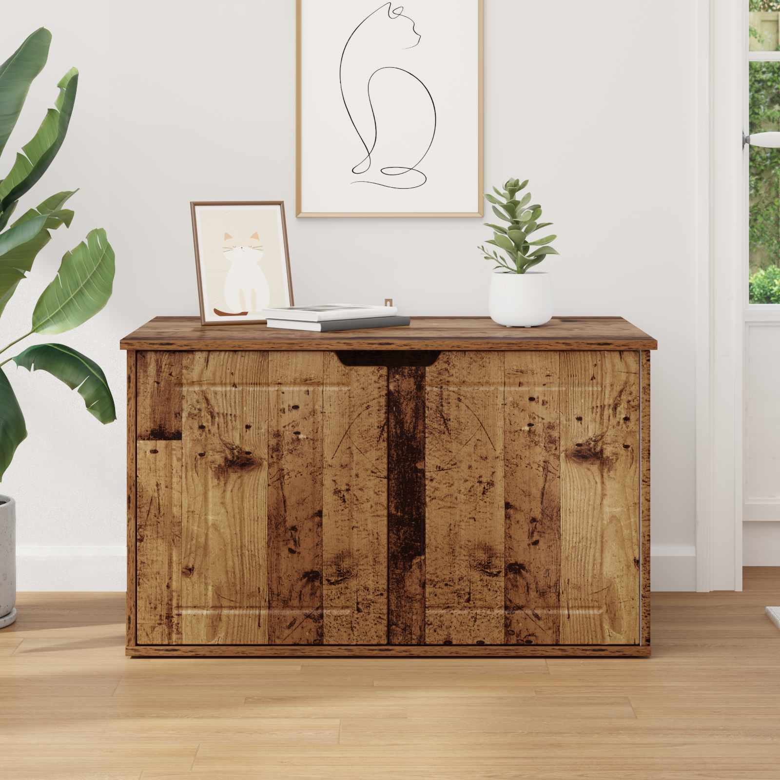 Casa per Gatti Legno vecchio 85 x 55 x 50,5 cm