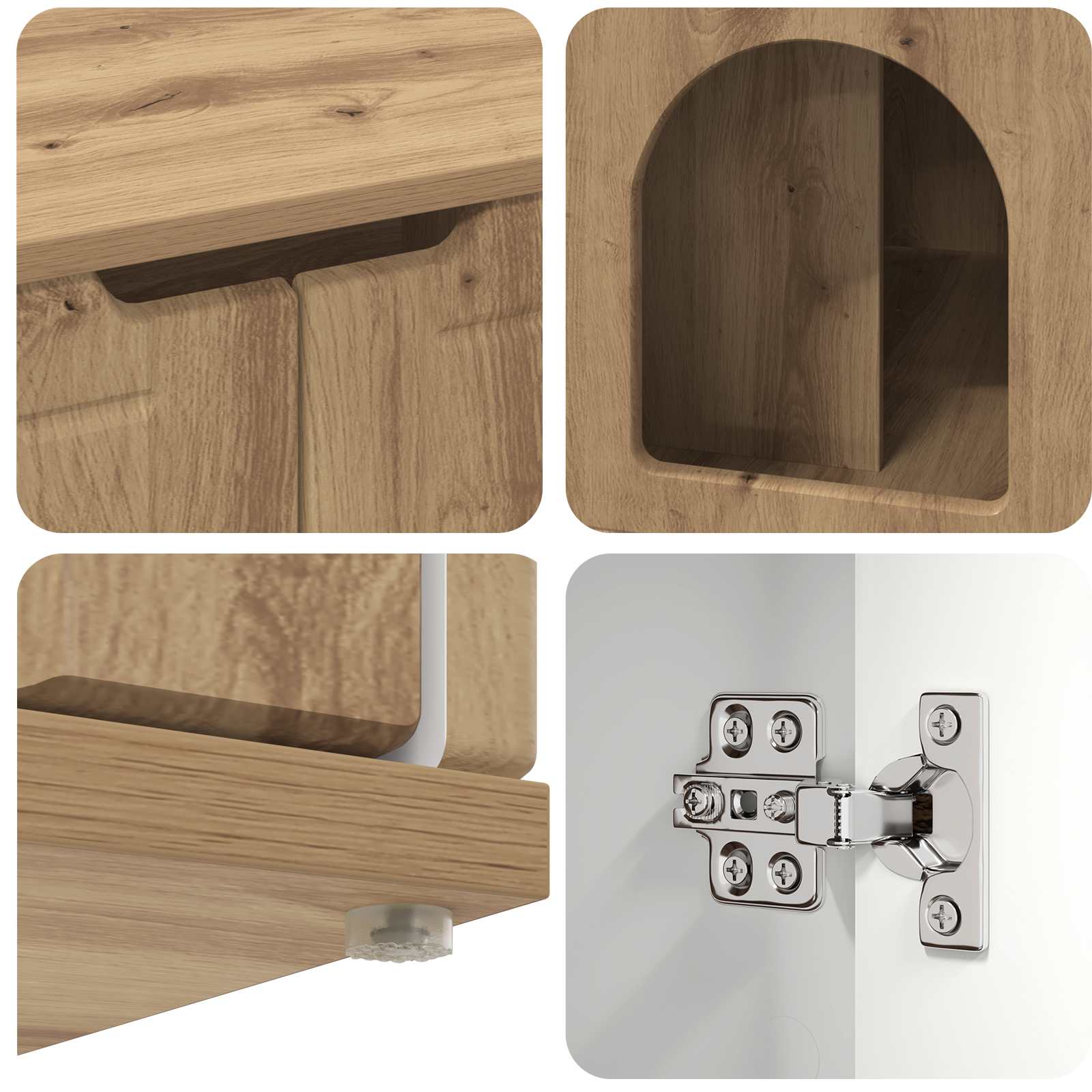 Casa per Gatti Rovere Artigianale 85 x 55 x 50,5 cm