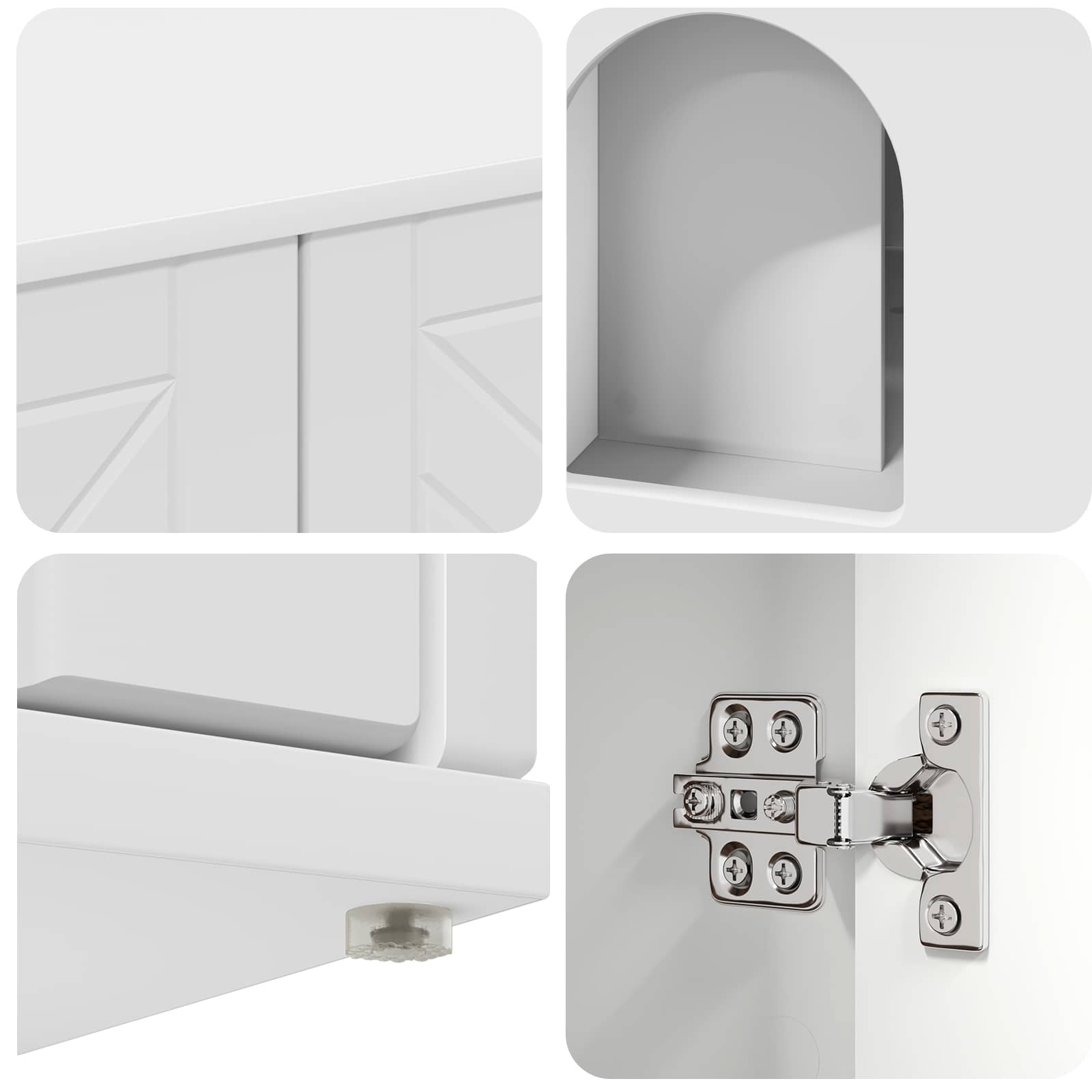 Casa per Gatti Bianco 85 x 55 x 50,5 cm Legno ingegnerizzato