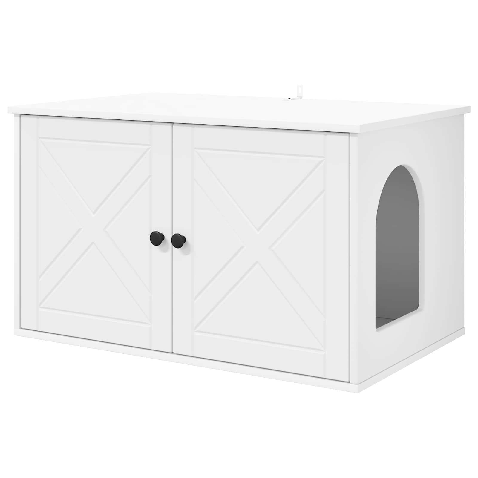 Casa per Gatti Bianco 85 x 55 x 50,5 cm Legno ingegnerizzato