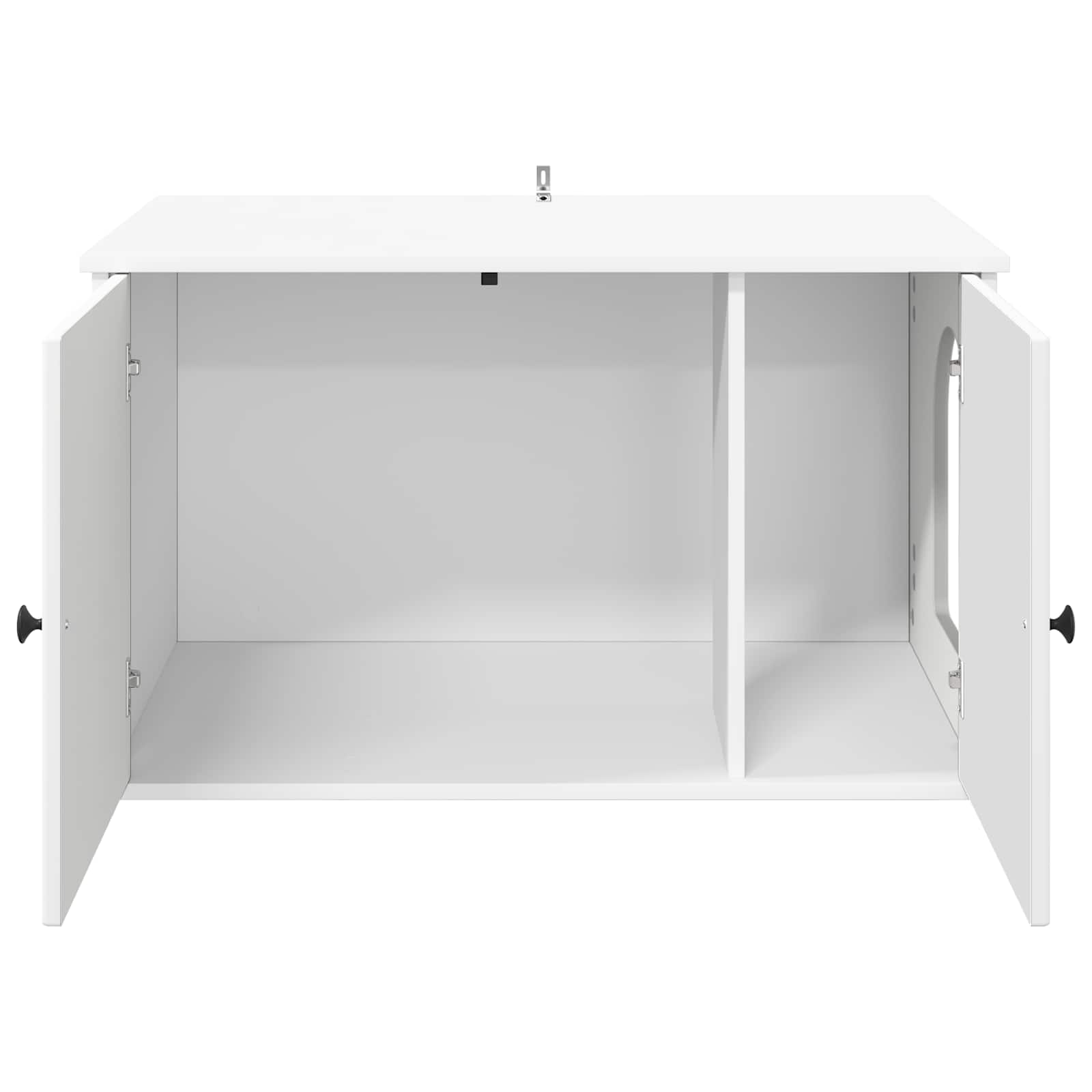 Casa per Gatti Bianco 85 x 55 x 50,5 cm Legno ingegnerizzato