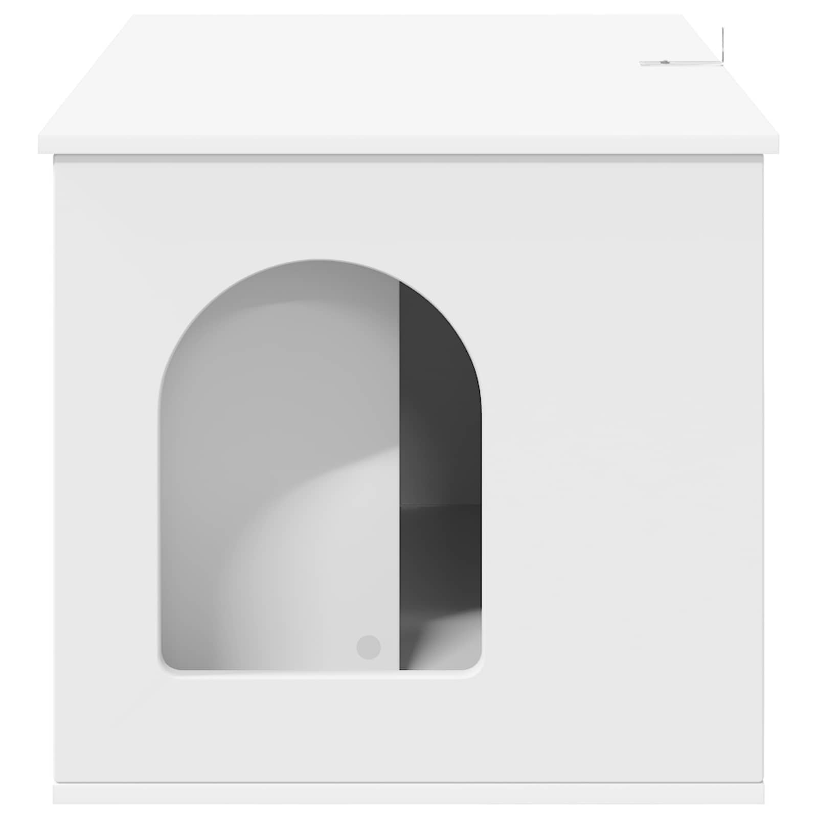 Casa per Gatti Bianco 85 x 55 x 50,5 cm Legno ingegnerizzato