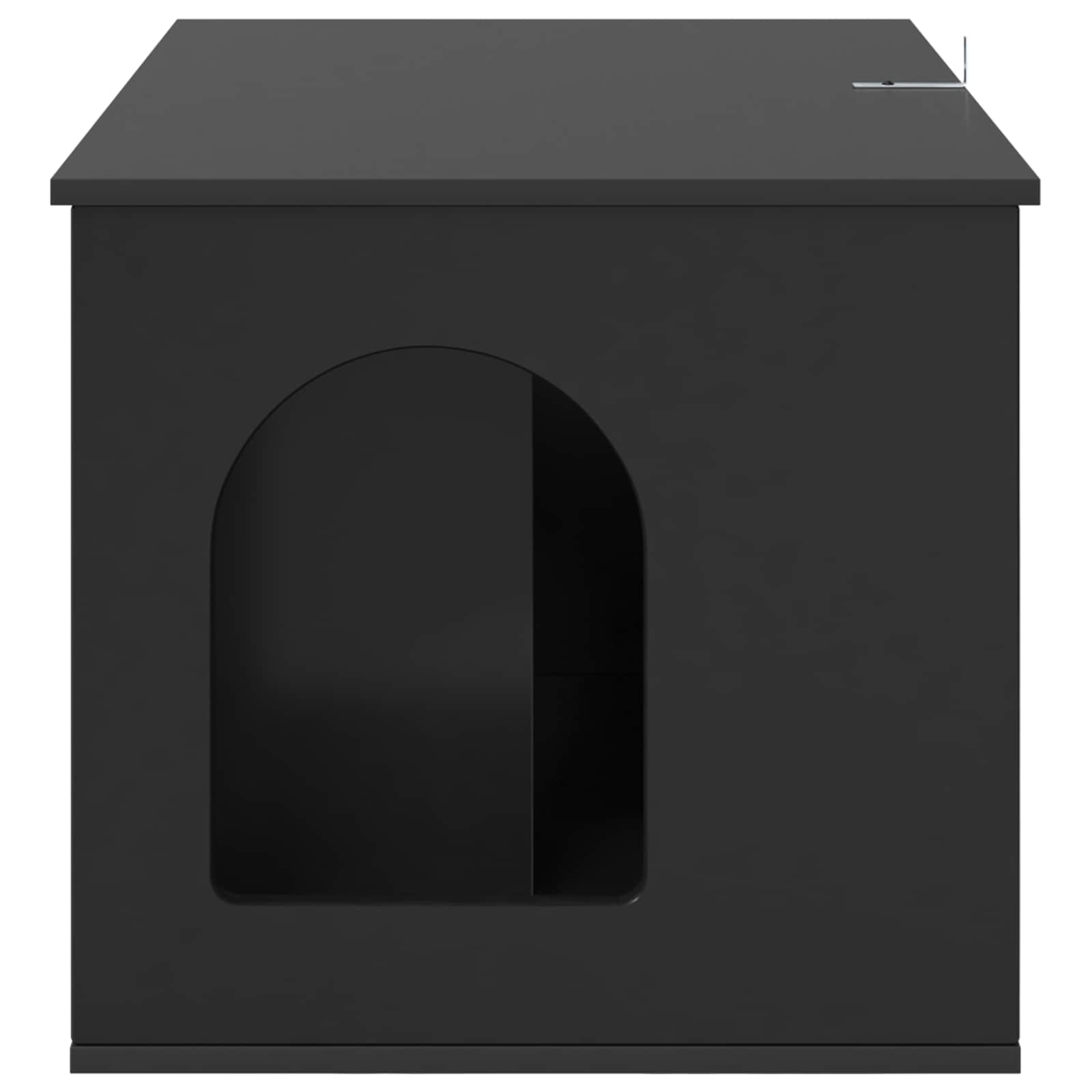Casa per Gatti Nero 85 x 55 x 50,5 cm Legno ingegnerizzato