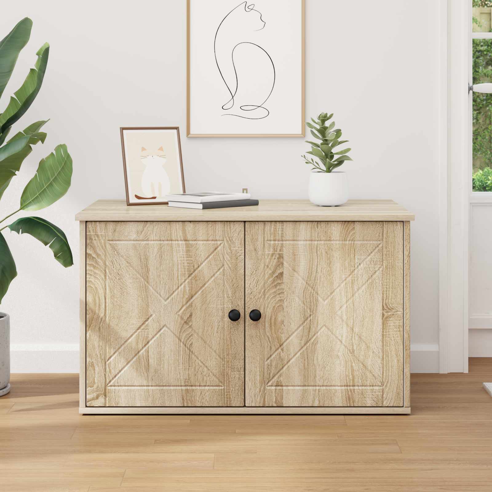Casa per Gatti Sonoma 85 x 55 x 50,5 cm Legno ingegnerizzato