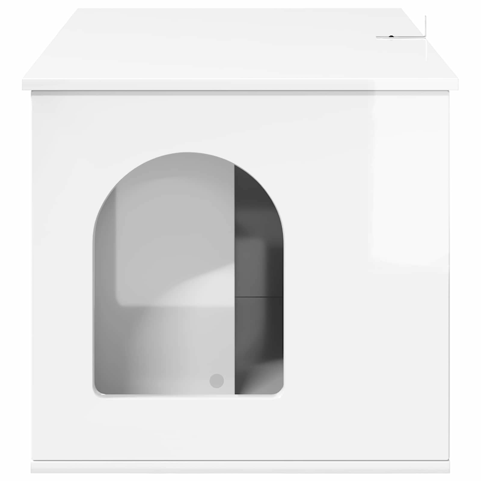 Casa per Gatti Bianco Lucido 85 x 55 x 50,5 cm