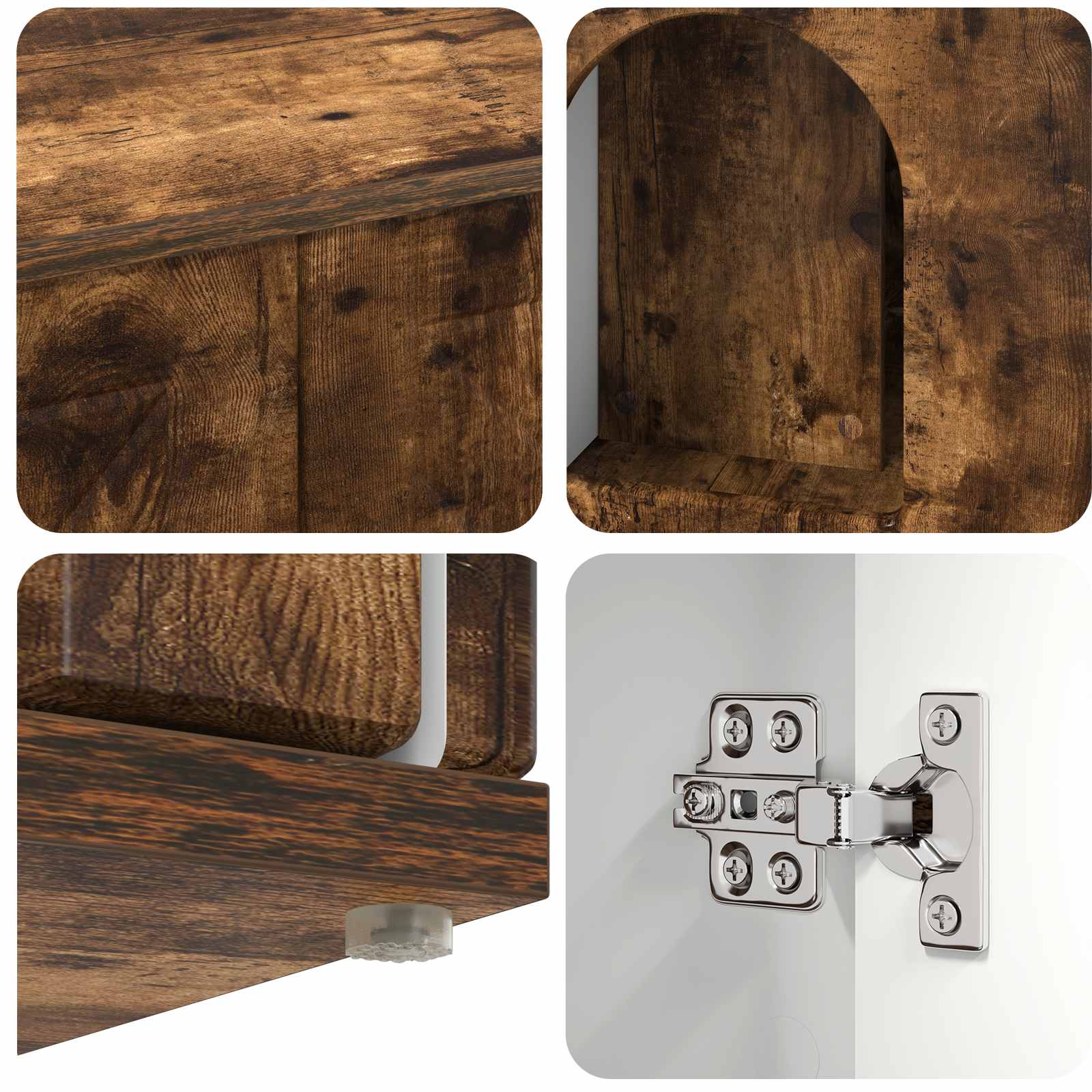 Casa per Gatti Rovere Fumo 85 x 55 x 50,5 cm
