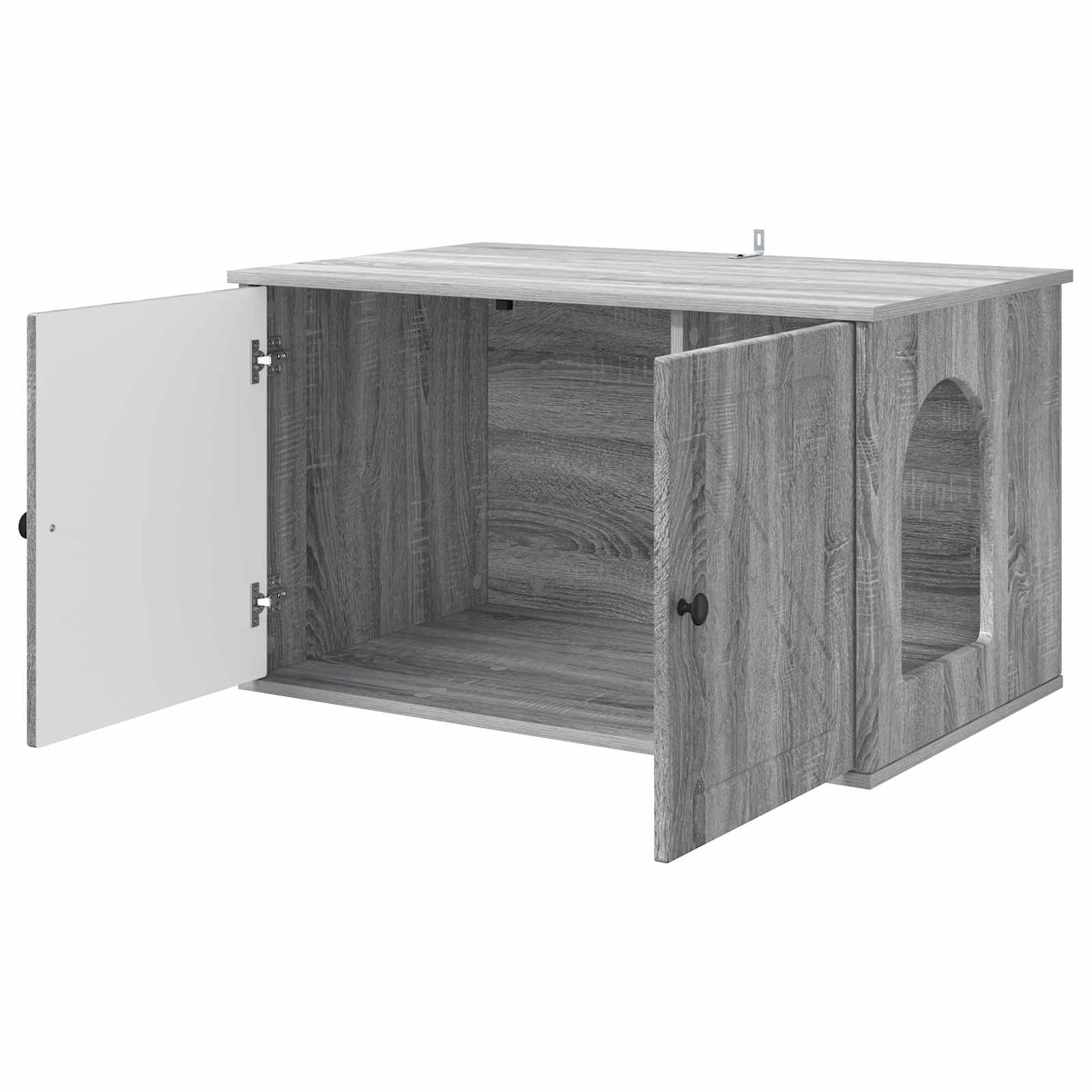 Casa per Gatti Sonoma grigio 85 x 55 x 50,5 cm